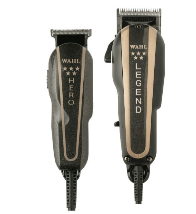 Wahl Black & Gold 5 Star Barber Combo