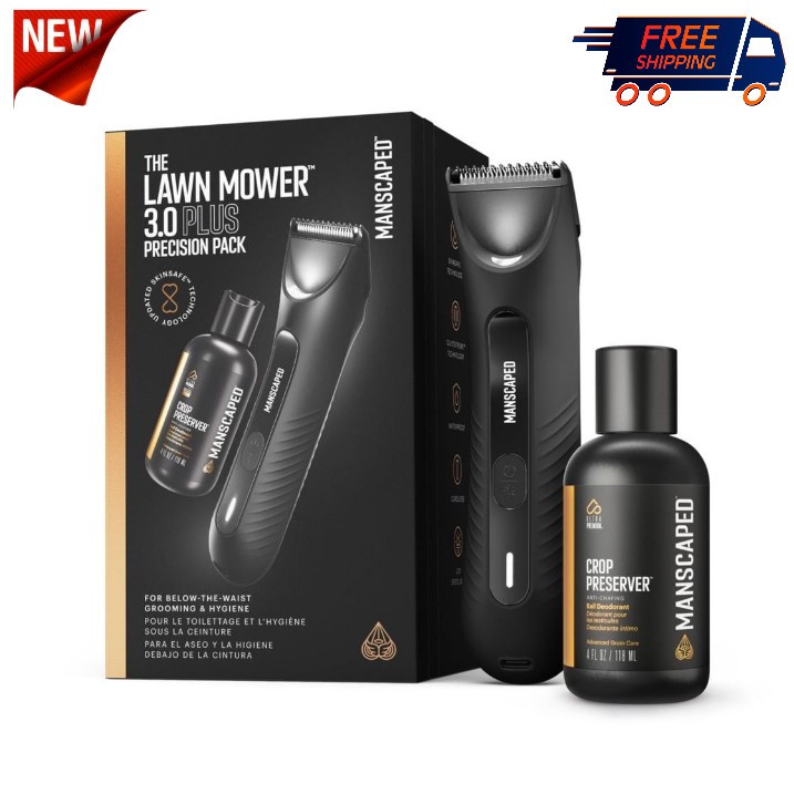 MANSCAPED Lawn Mower 3.0 Plus Trimmer Kit FREE SHIP
