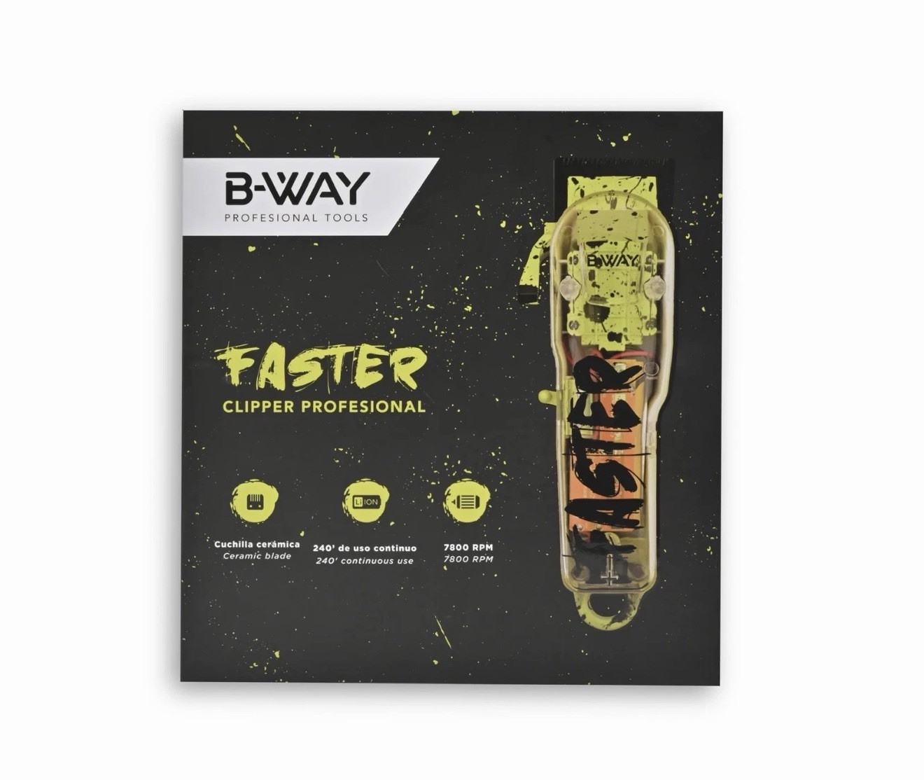 B-WAY Faster Cord/Cordless Hair Clipper (BW1FASTER)