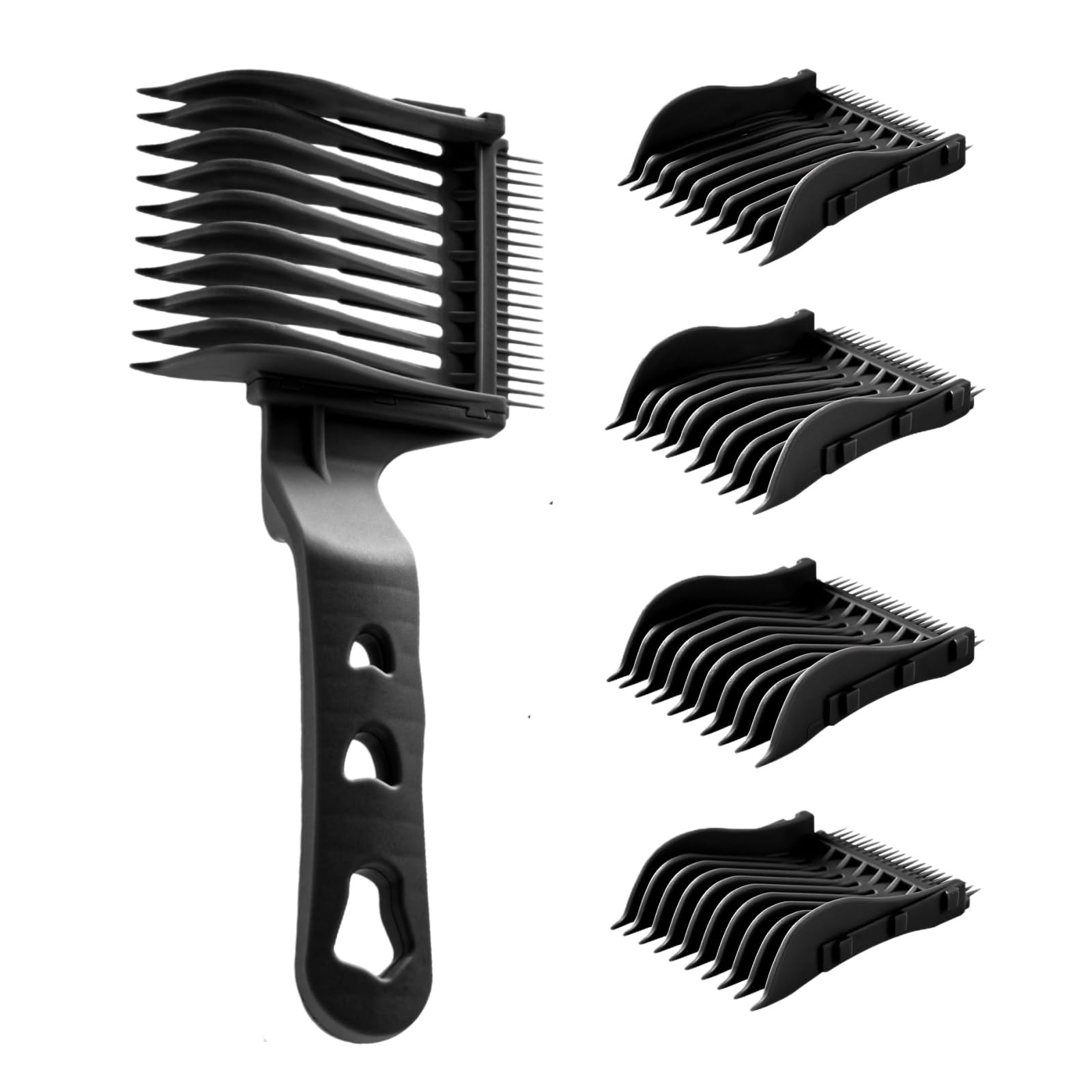 4-in-1 Detachable Blend Friend Fade Comb Set, Fade Comb Blend Friend Fade Gui…