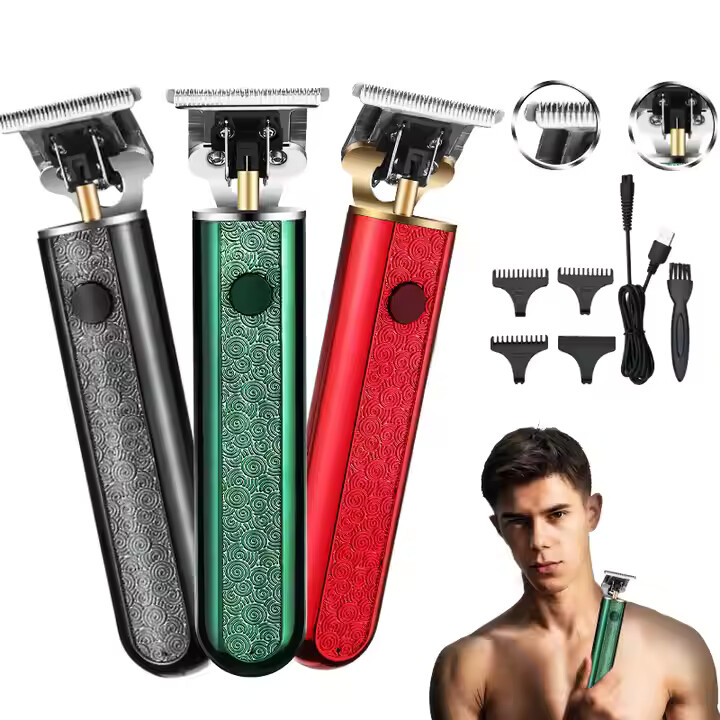 Resuxi JM307 Vintage Barber Rechargeable Hair Beard Clippers Electric Cordless