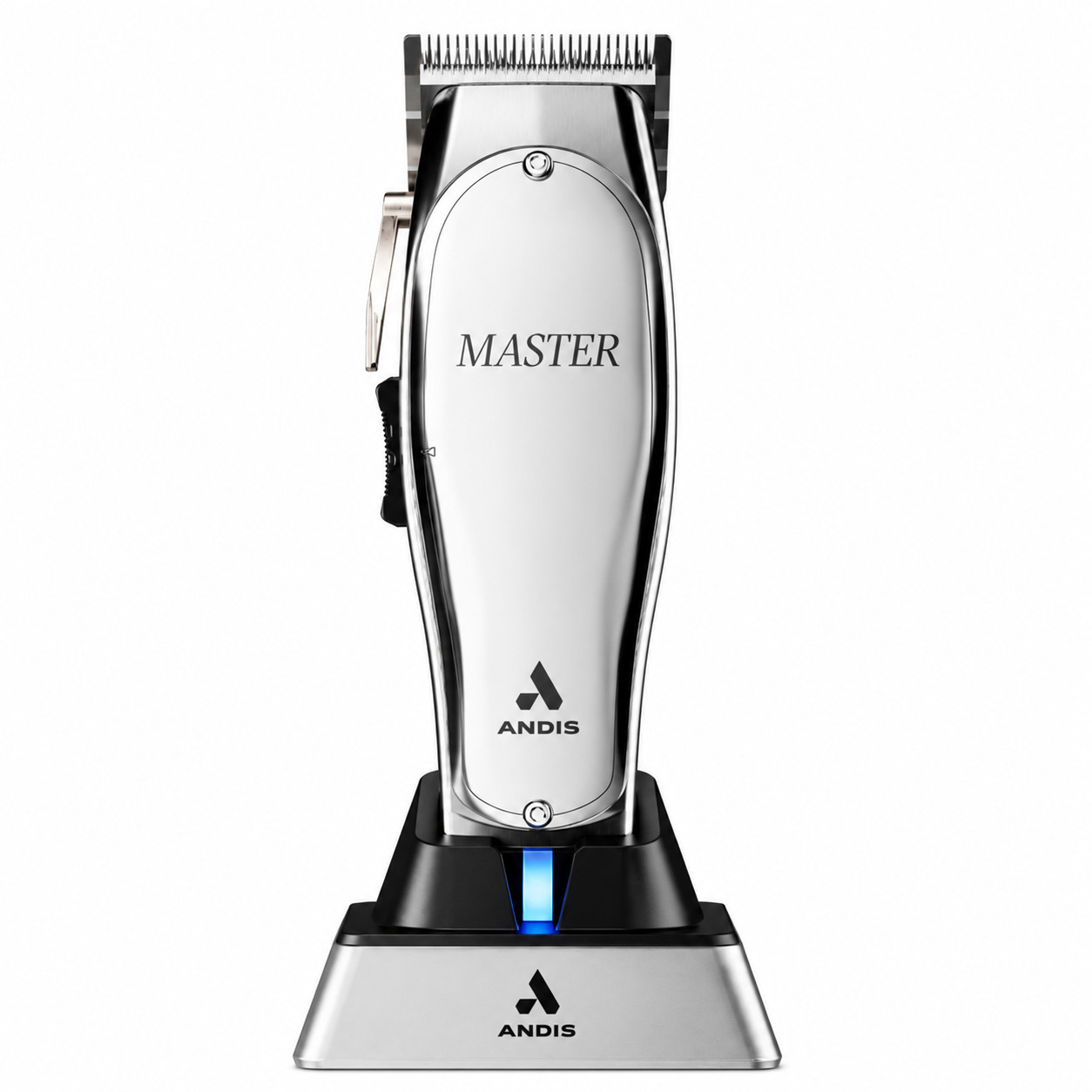 Andis Master Cordless Silver Metal Clipper 12660