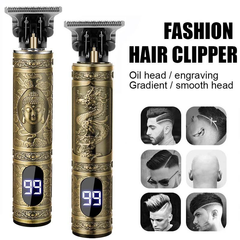 Professional Hair Clippers Trimmer Cutting Beard Cordless Barber Shaving Machine