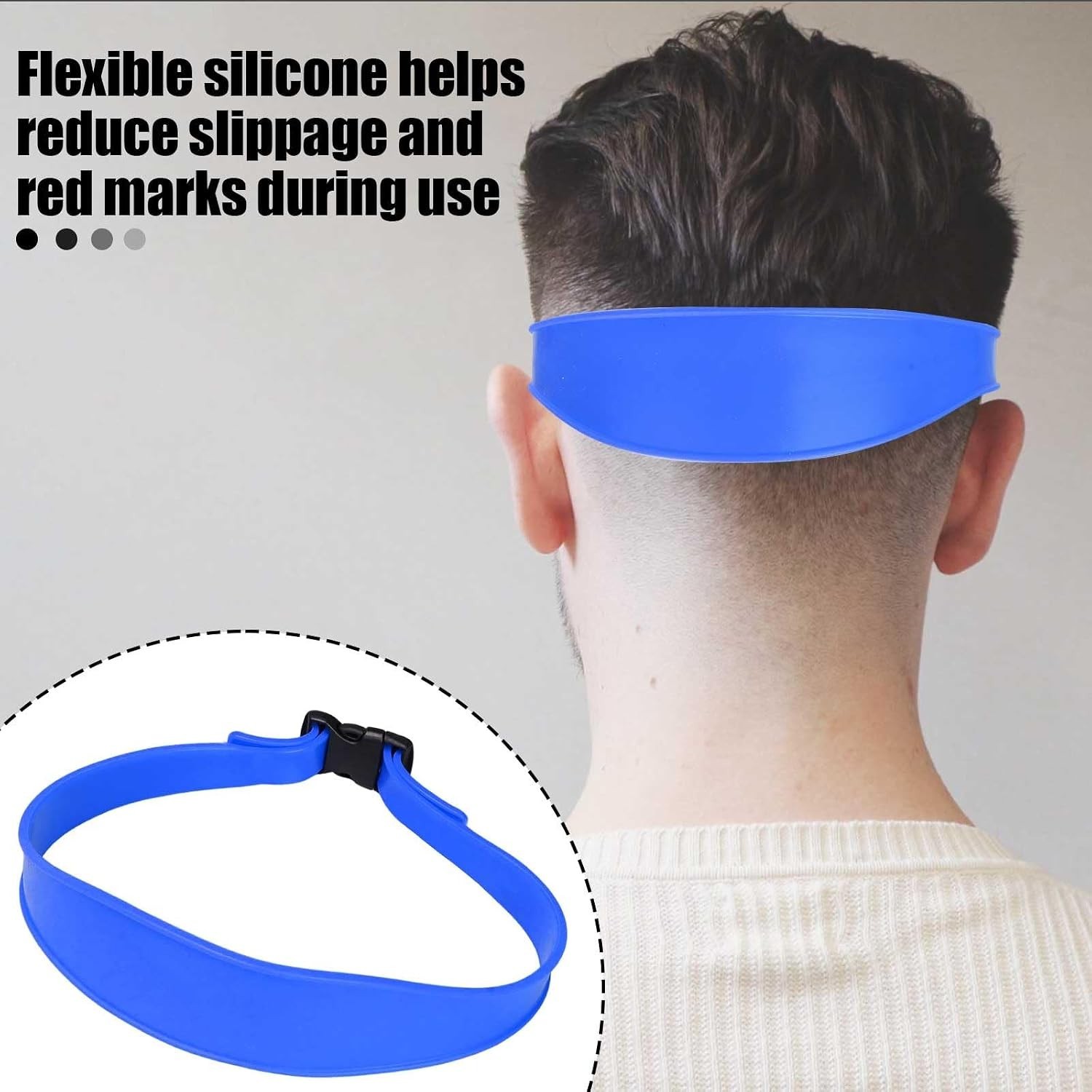 1PC Neckline Shaving Template for DIY Self Hair, Adjustable Hair Trimming