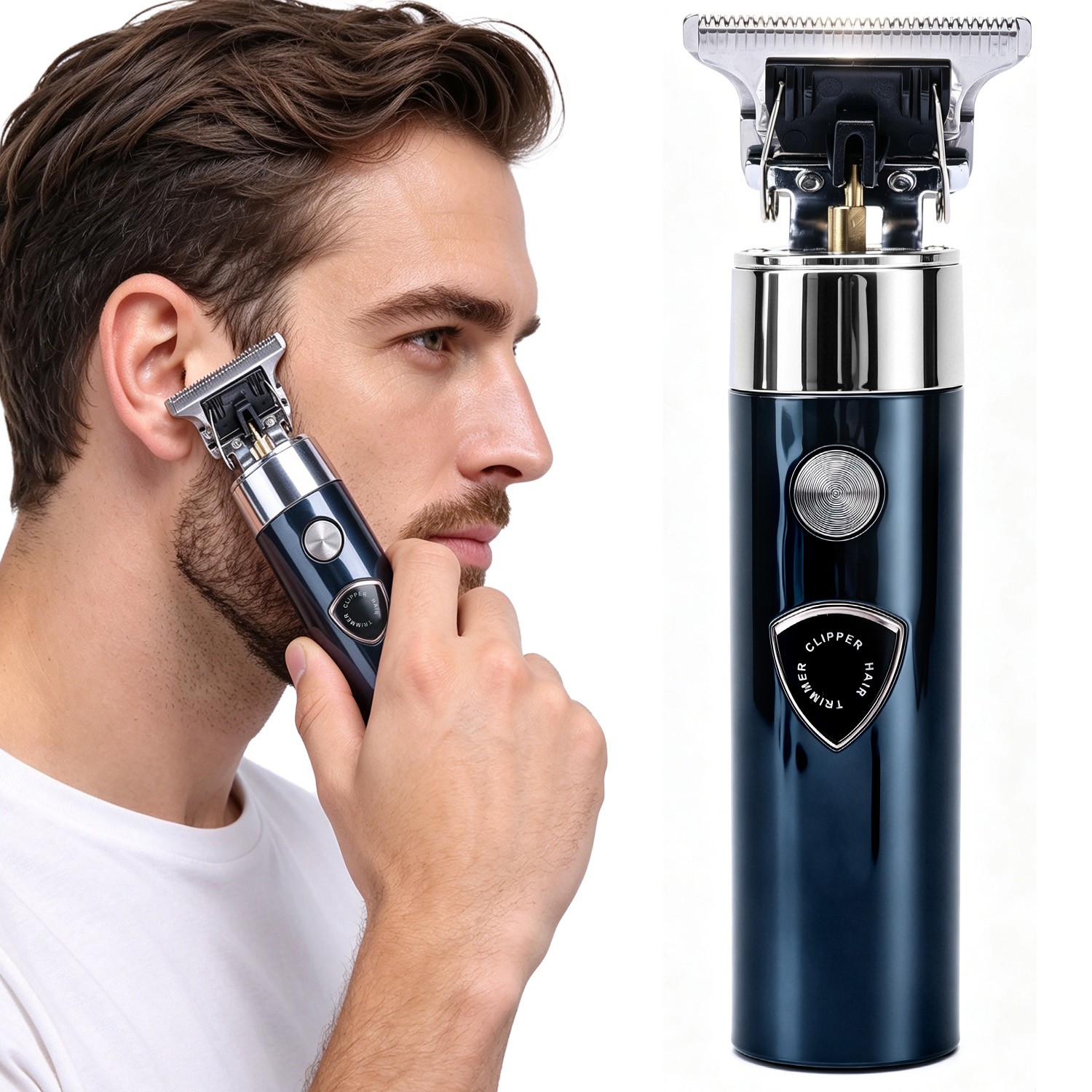 5-in-1 Electric Shaver & Trimmer Set:Beard,Nose,Eyebrow,Hair Clipper,LED Display
