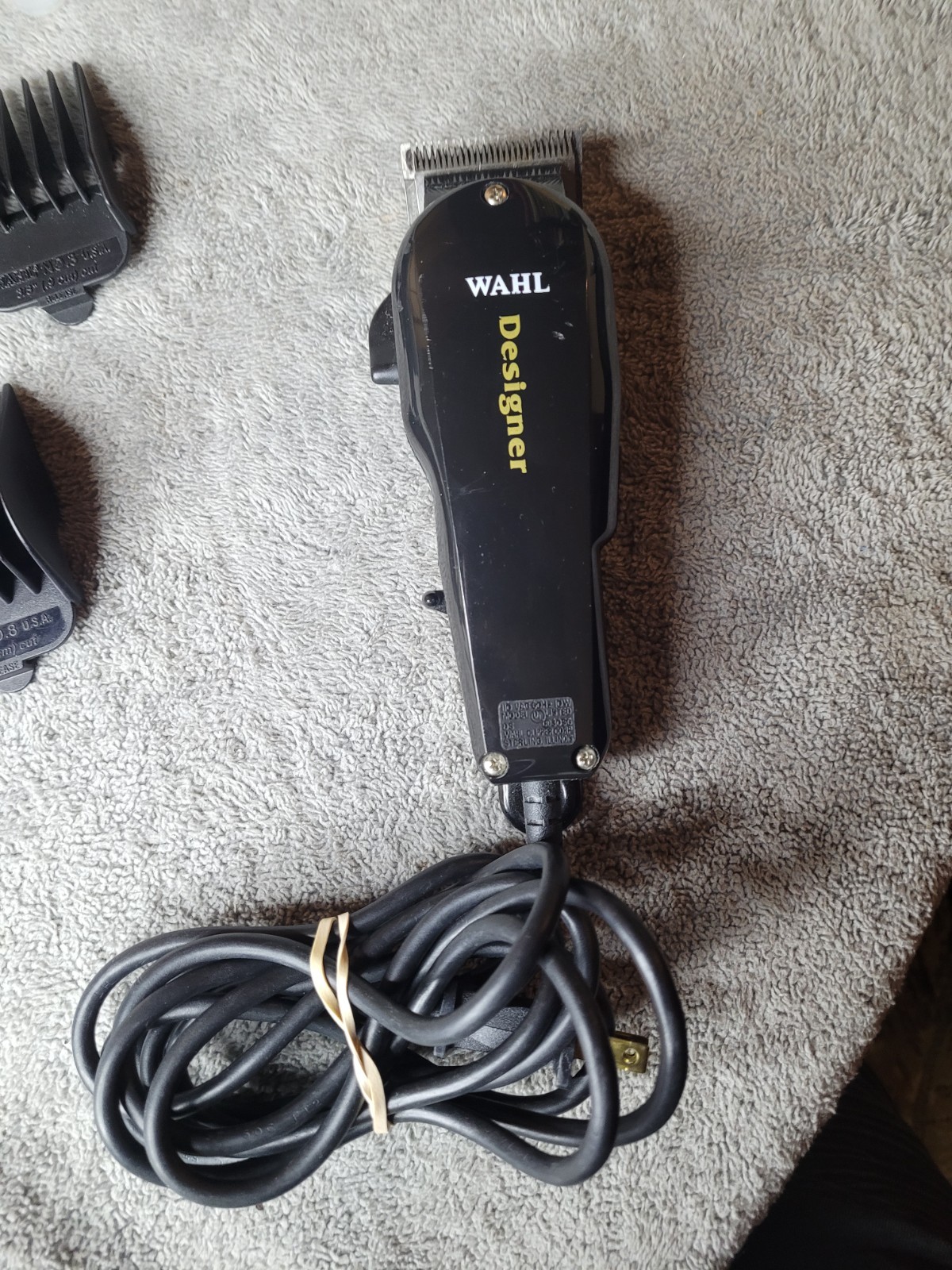 Wahl Designer Hair Clippers Electric Model DS305G w/ 7 Attachments + Tested