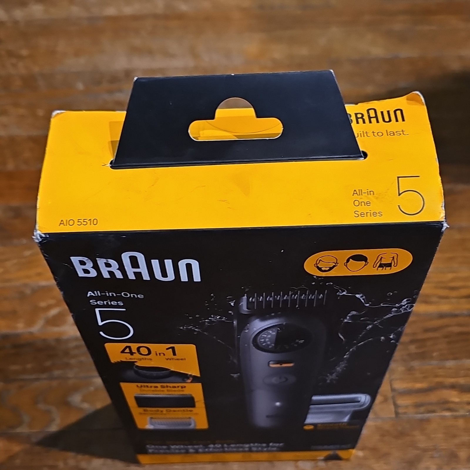 Braun AIO 5510 Series 5 All-in-One Trimmer Kit 40-in-1 Waterproof 0.5-20mm