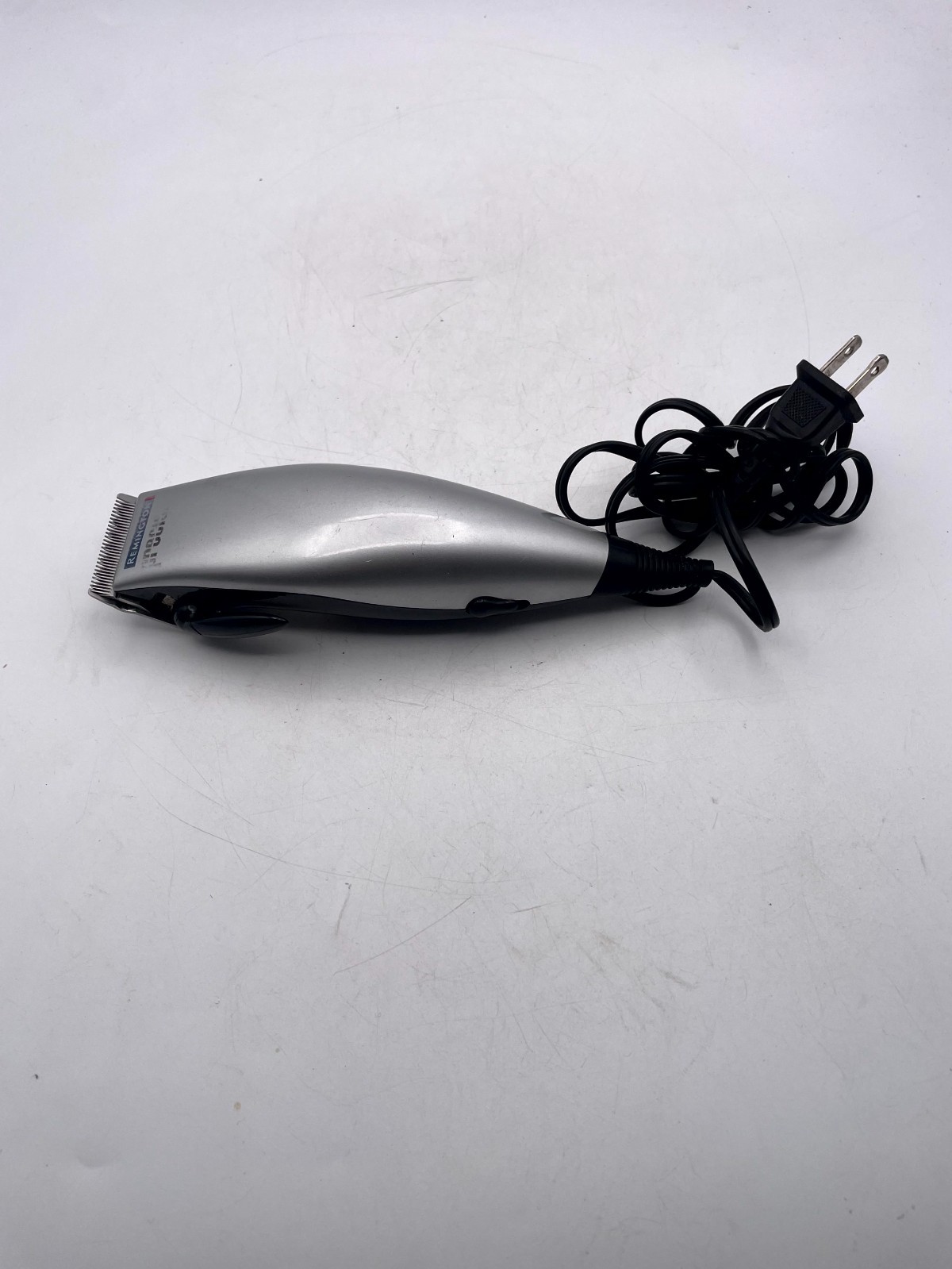 Remington HC-8017 Precision Hair Clipper Trimmer Silver Corded 120 VAC 6.6 Watts