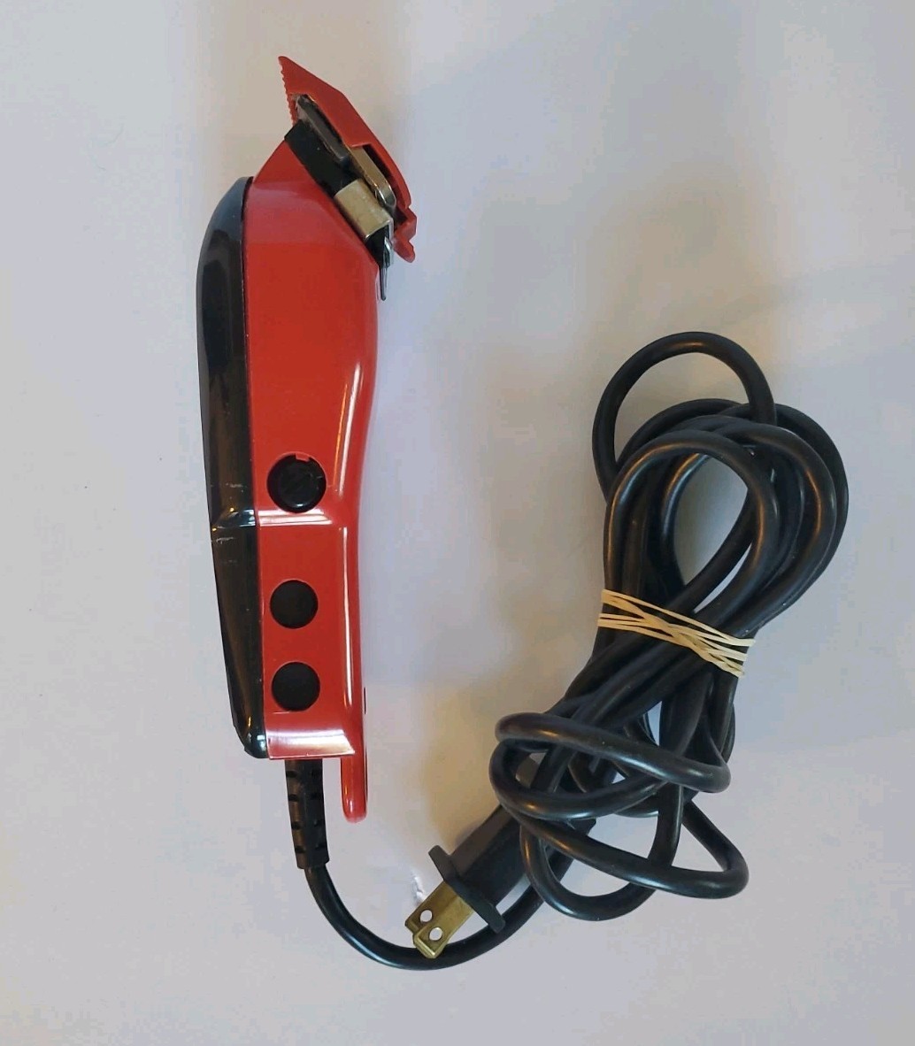 Wahl Professional 5 Star Balding Clipper Red Black 8110 And 8 Pack Cutting Guide