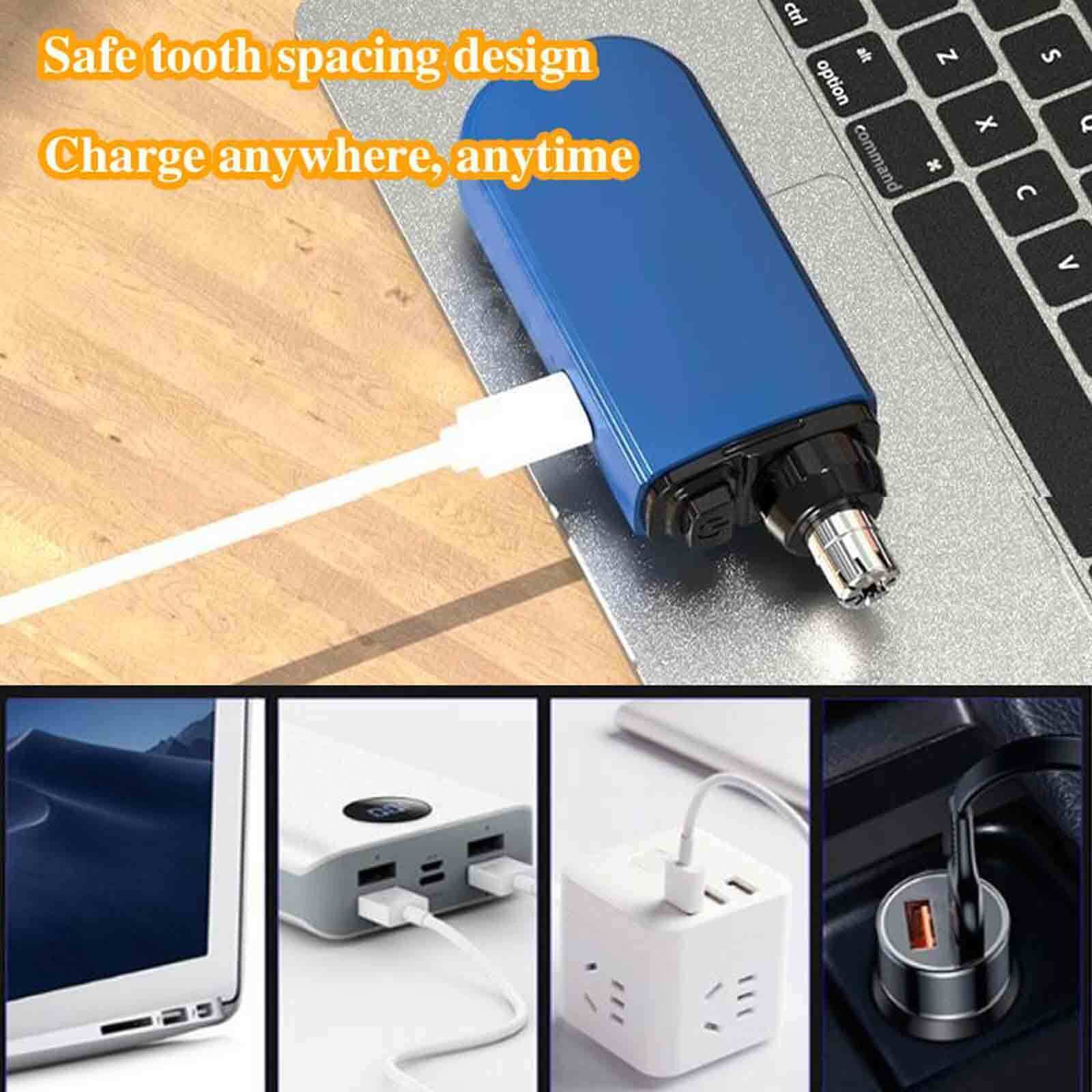 Nose Hair Trimmer USB Charging High Quality Electric Portable Men Mini Nose Hair