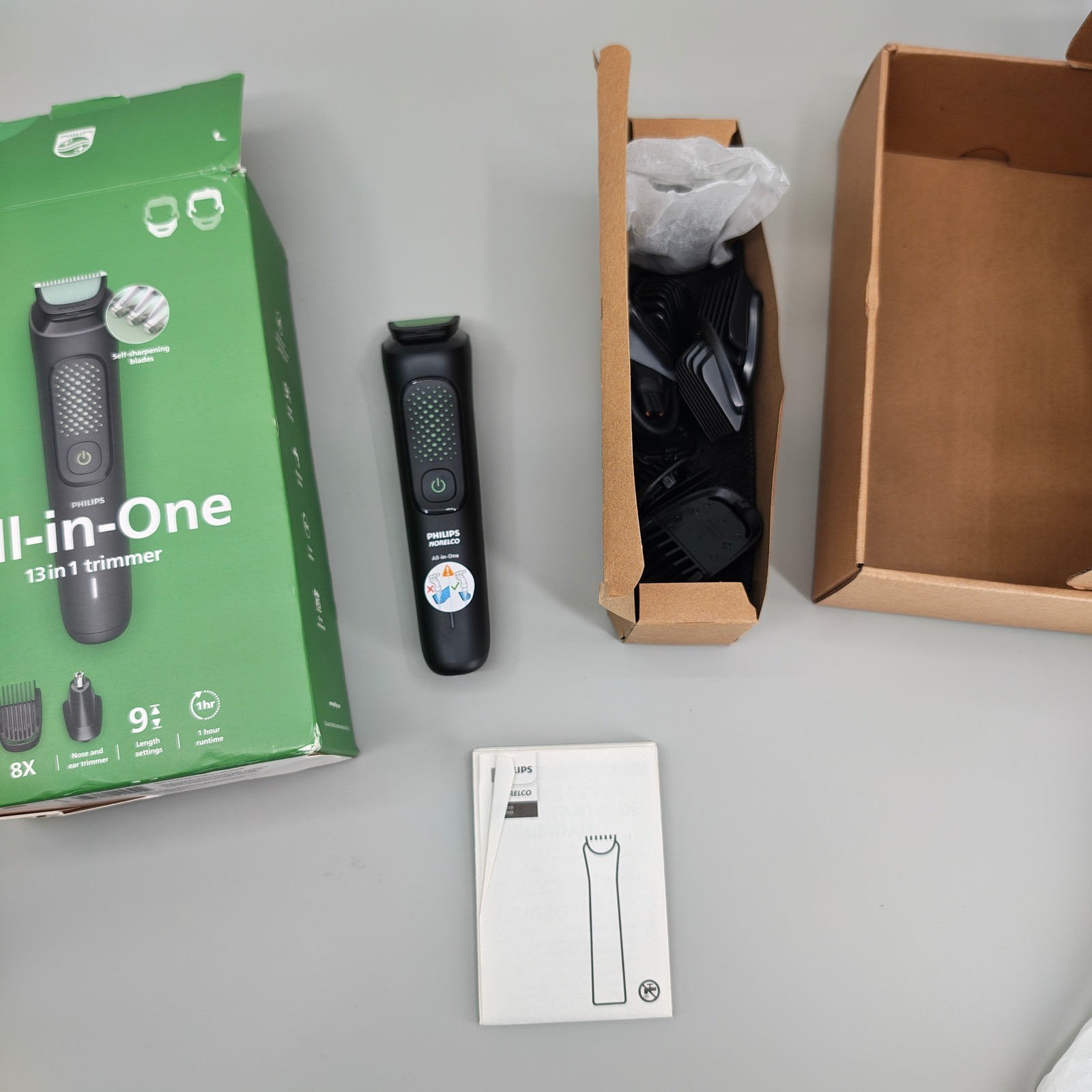 Philips Norelco MG3919/50 All-in-One 3000 13-Piece Men’s Trimmer Kit Black