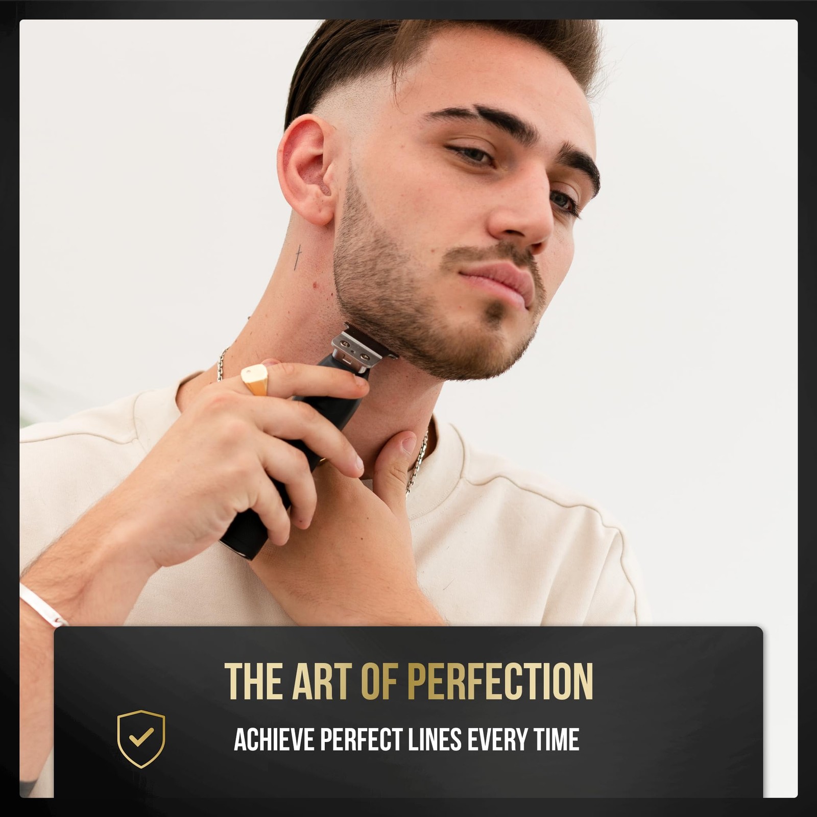 NOVAH Grooming Professional Hair Trimmer for Men, Barber Trimmer Cordless T T…