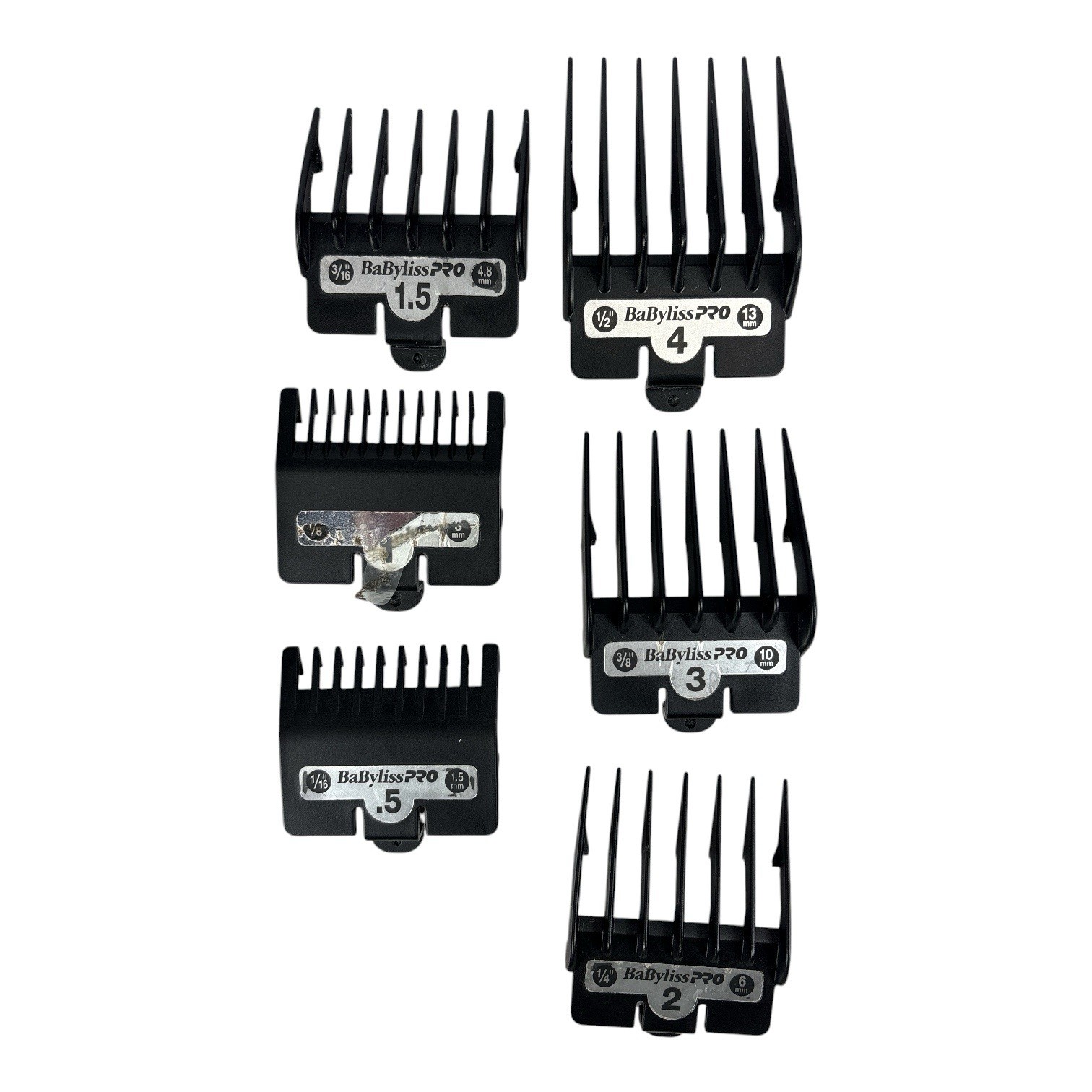 BaBylissPRO FX801R SilverFX Metal Corded Hair Clipper w/ 8-Piece Comb Set Barber
