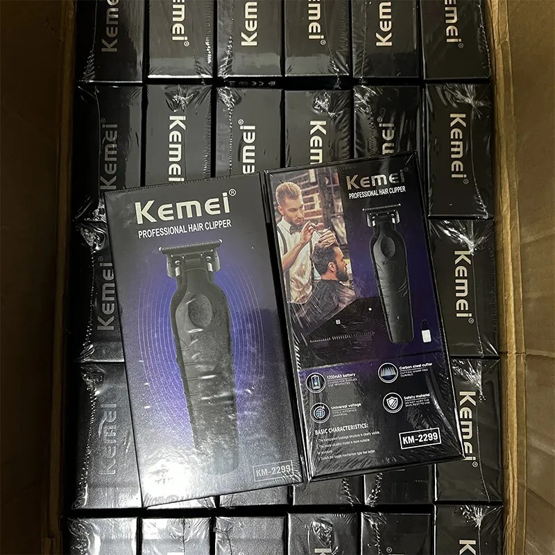 Kemei 2299 Barber Cordless Hair Trimmer 0mm Zero Gapped Carving