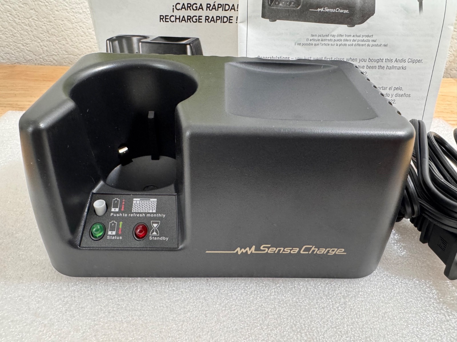 Andis Sensa Charge AGR+/BGR+ 4.8VDC Charger Dock Only (Battery Not Included)