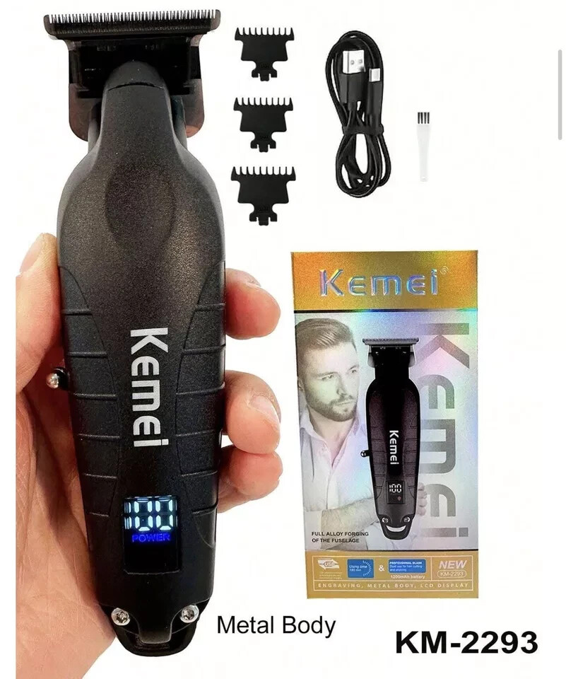 KEMEI 2293 Professional Hair/Beard Trimmer for Men Zero Gapped Hair Clippers for