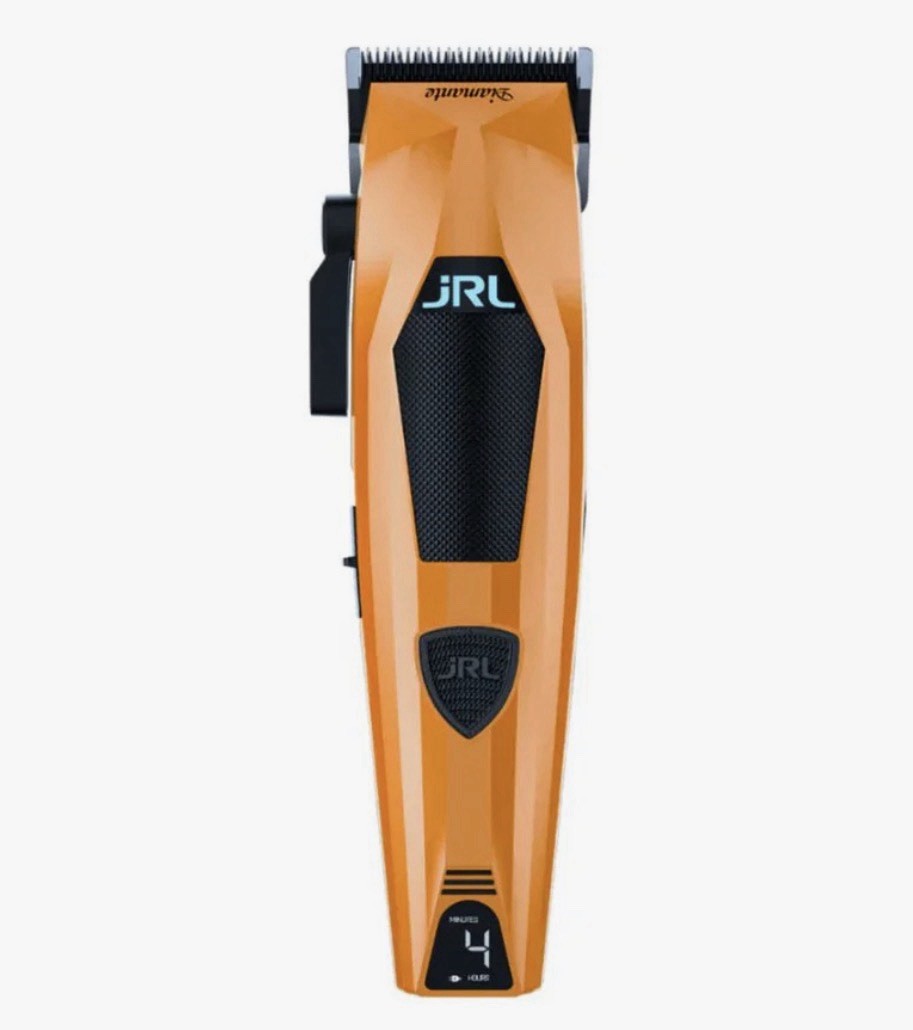 JRL Diamante Professional Cordless Hair CLIPPER Barber Limited Edition Orange