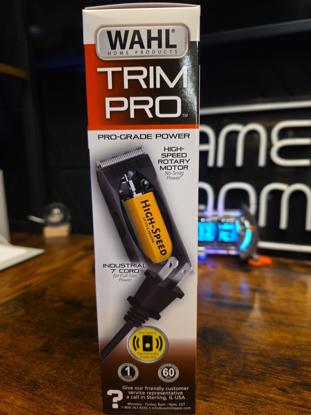 Wahl Trim Pro Compact Corded Trimmer for Men with Detachable Blades New