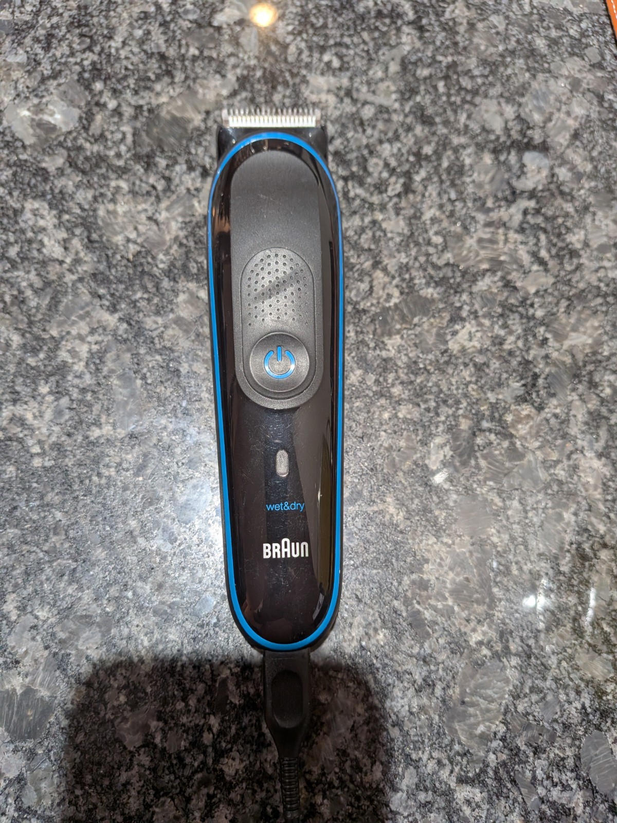 Braun MGK3980 9-in-1 Precision Trimmer Multi Grooming Kit – Black/Blue
