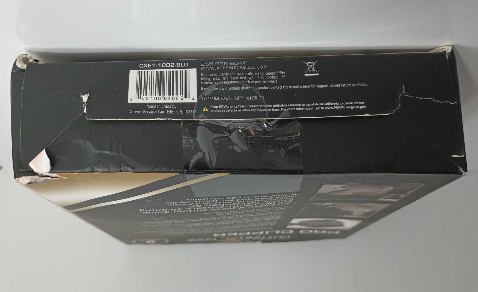 Pro Clipper 9 Piece Kit Hair Cut Fade Detail Black Gold Cutting Edge New