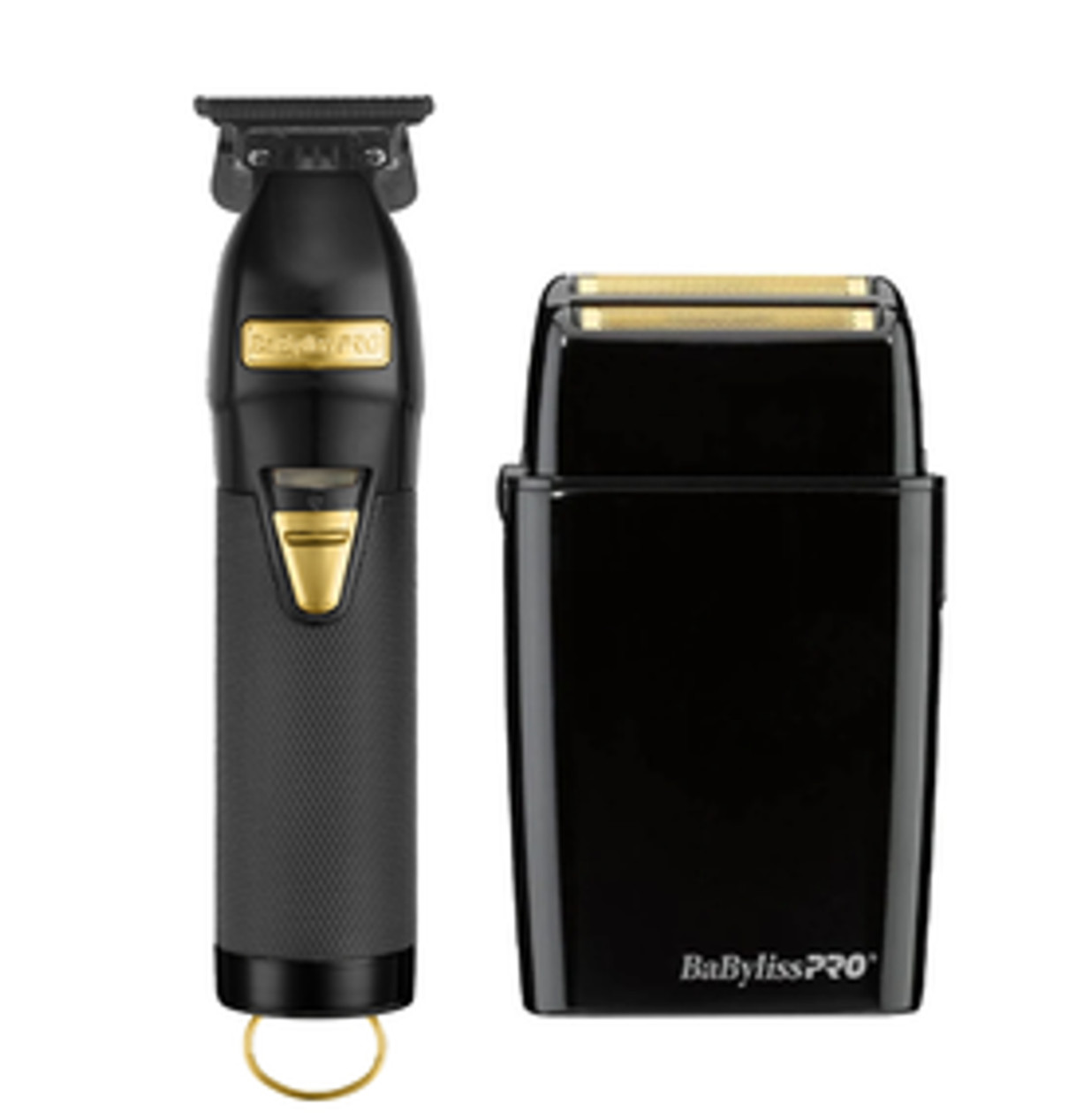 BaByliss PRO Black Gold Cordless Hair Trimmer + Black Shaver Combo – BRAND NEW