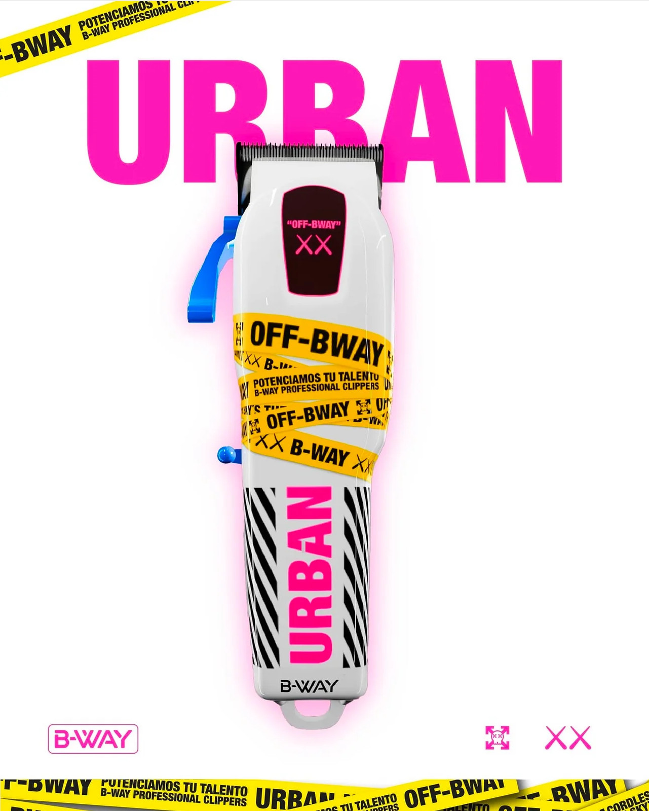 B-Way Urban Cord/Cordless Clipper #BW1URBAN – Fade & Taper Power Fast Ship