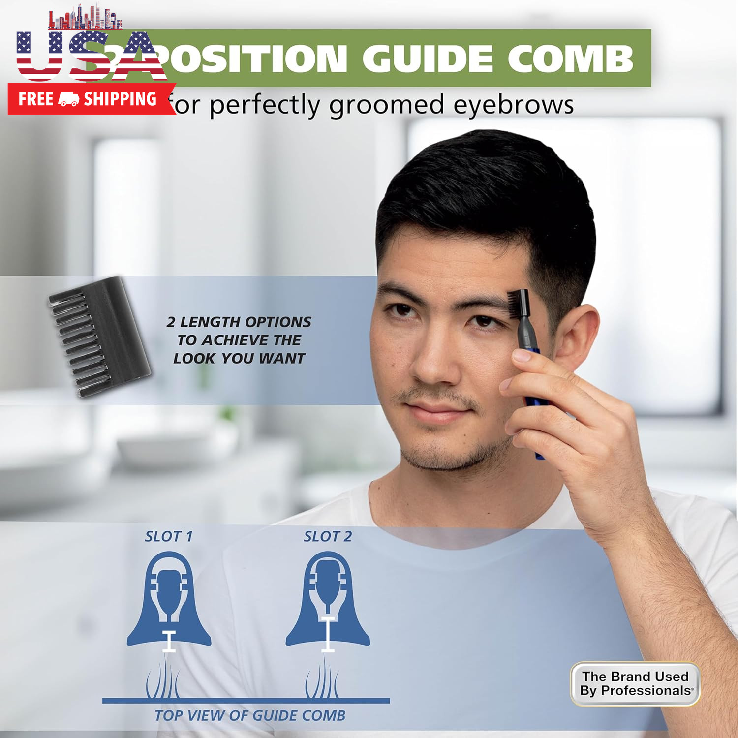 Micro Groomsman Battery Personal Trimmer for Hygienic Grooming with Rinseable, I