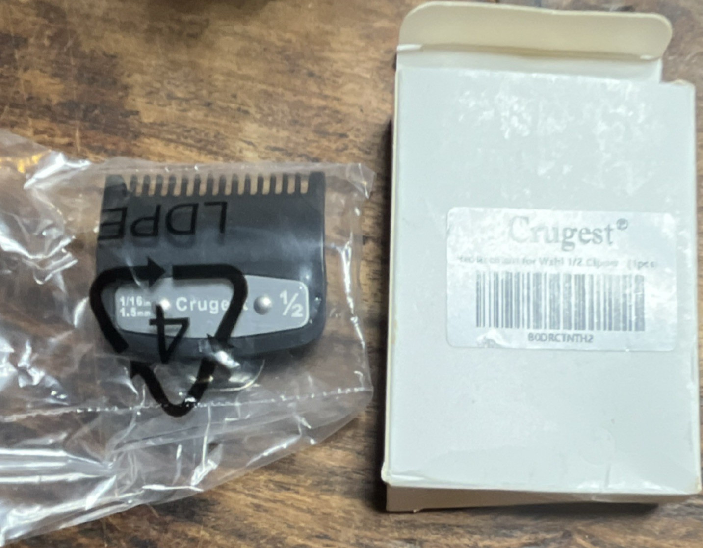 Crugest Replacement Hair Guard for Wahl 1/2 Clipper, 1.5mm Black