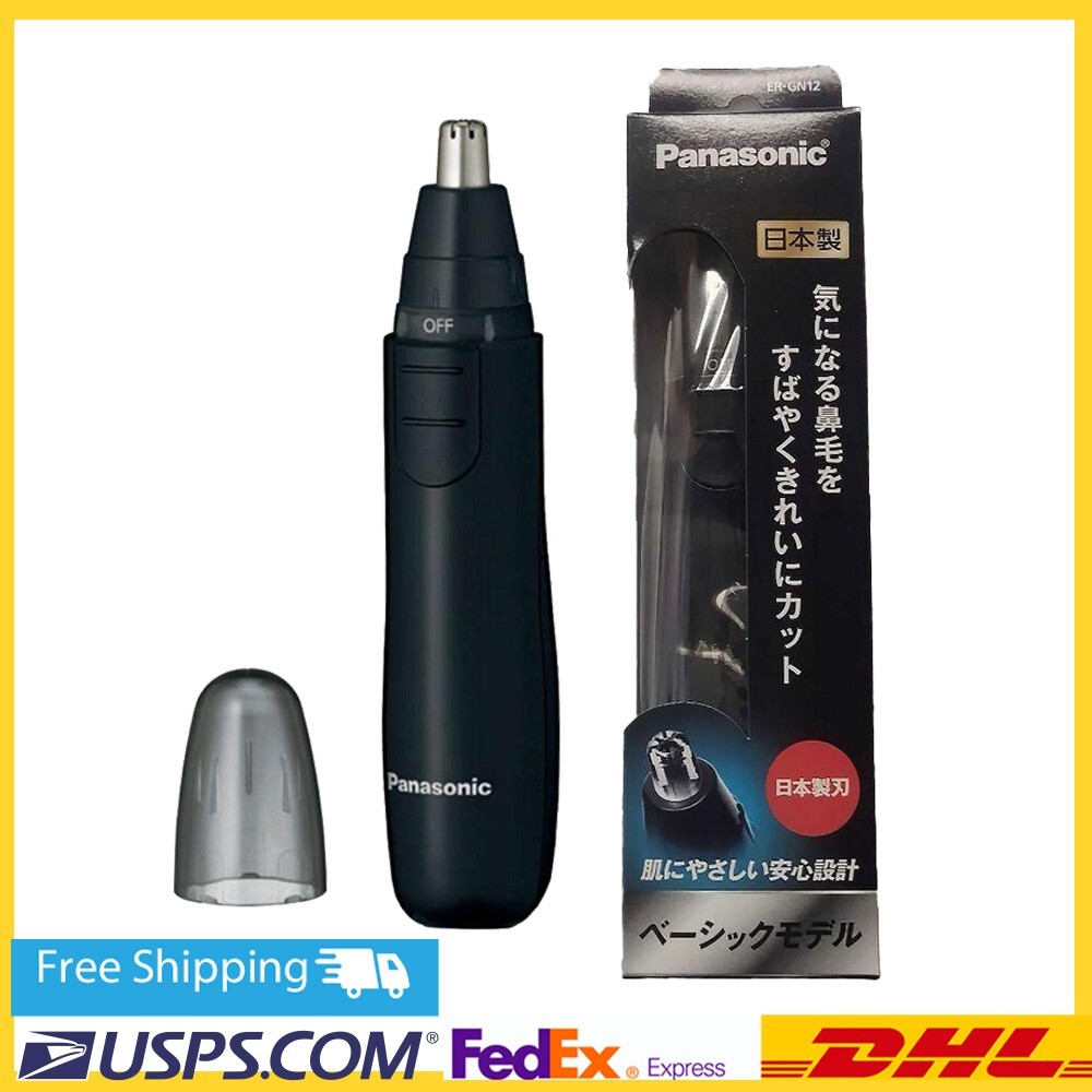 Panasonic ER-GN12-K Nose Eyebrows Ears Hair Cutter Trimmer BLACK Japan Made 2024