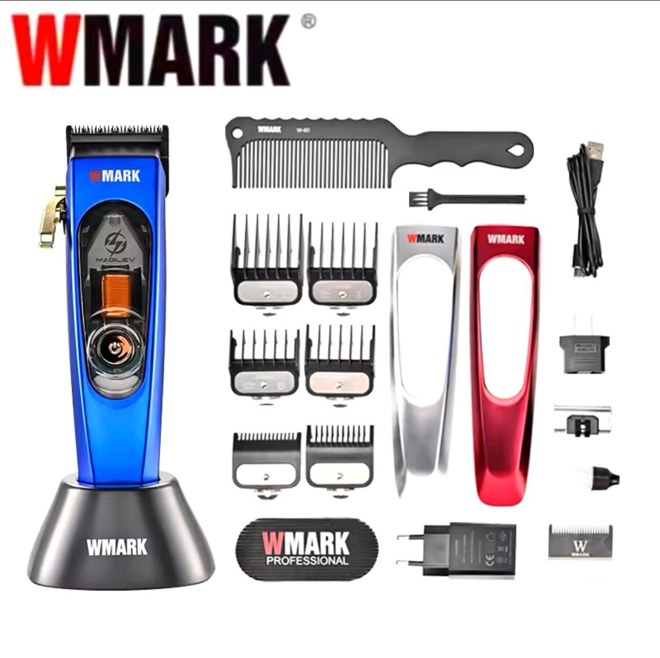 WMARK NG 9004 Cordless Clipper – Powerful Motor and Ultra-Sharp Blades