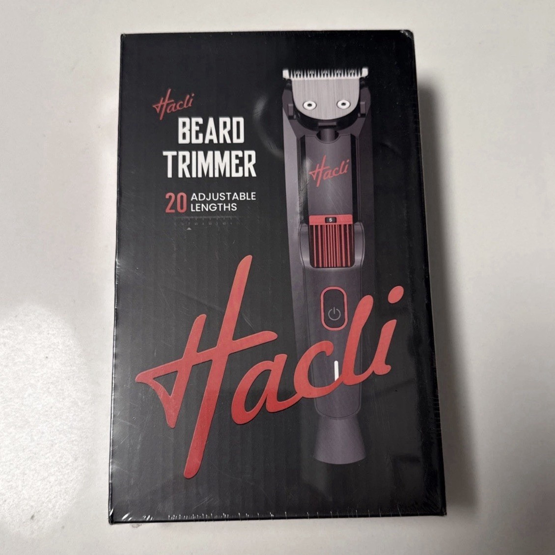 Hacli Beard Trimmer Face 20 Adjustable Lengths 0.5-10mm USB Rechargeable IPX7