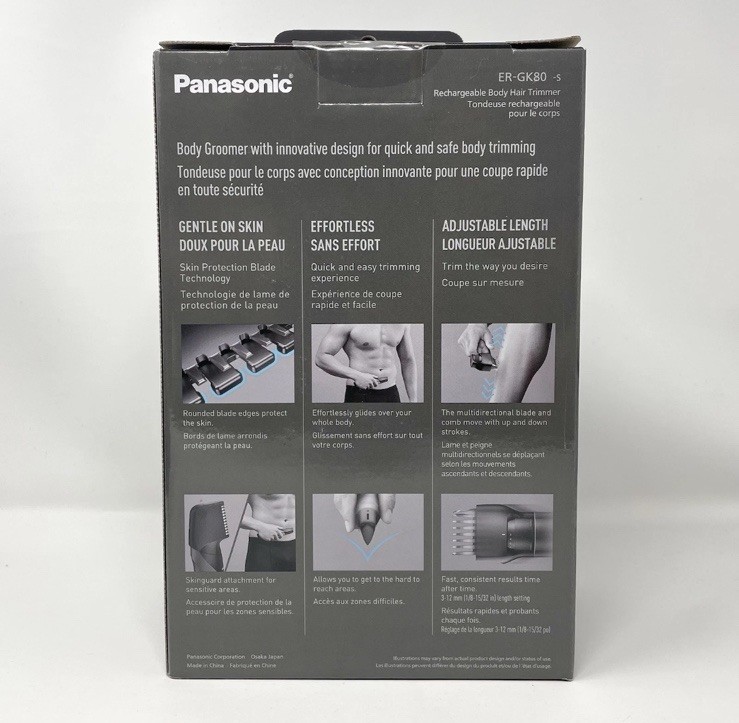 Panasonic ER-GK80-S Body Groomer Trimmer Wet Dry Cordless – NEW – 🔥🔥🔥