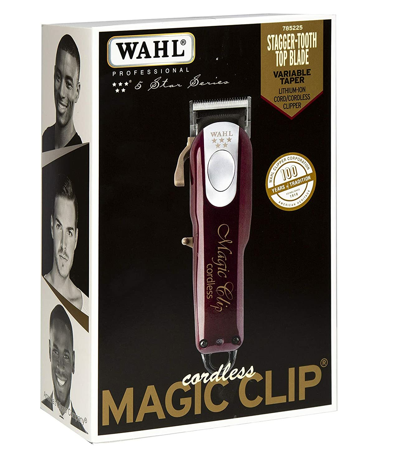 Wahl Professional – 5-Star Cord/Cordless Magic Clip #8148-90+ Minute Run Time