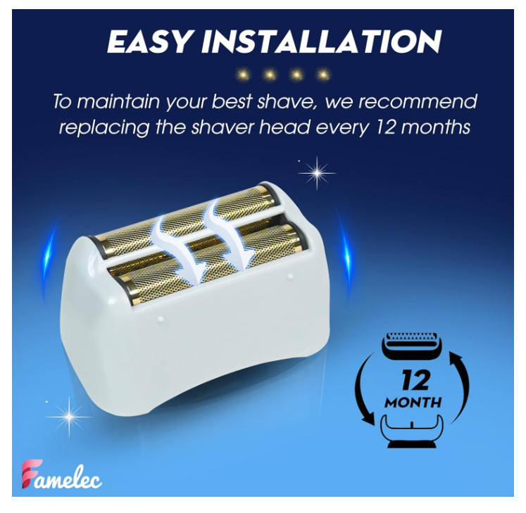 1 Replacement Foil and Cutter Andis Pro For #17150 17200 Shaver TS-1/2 17155(4A)