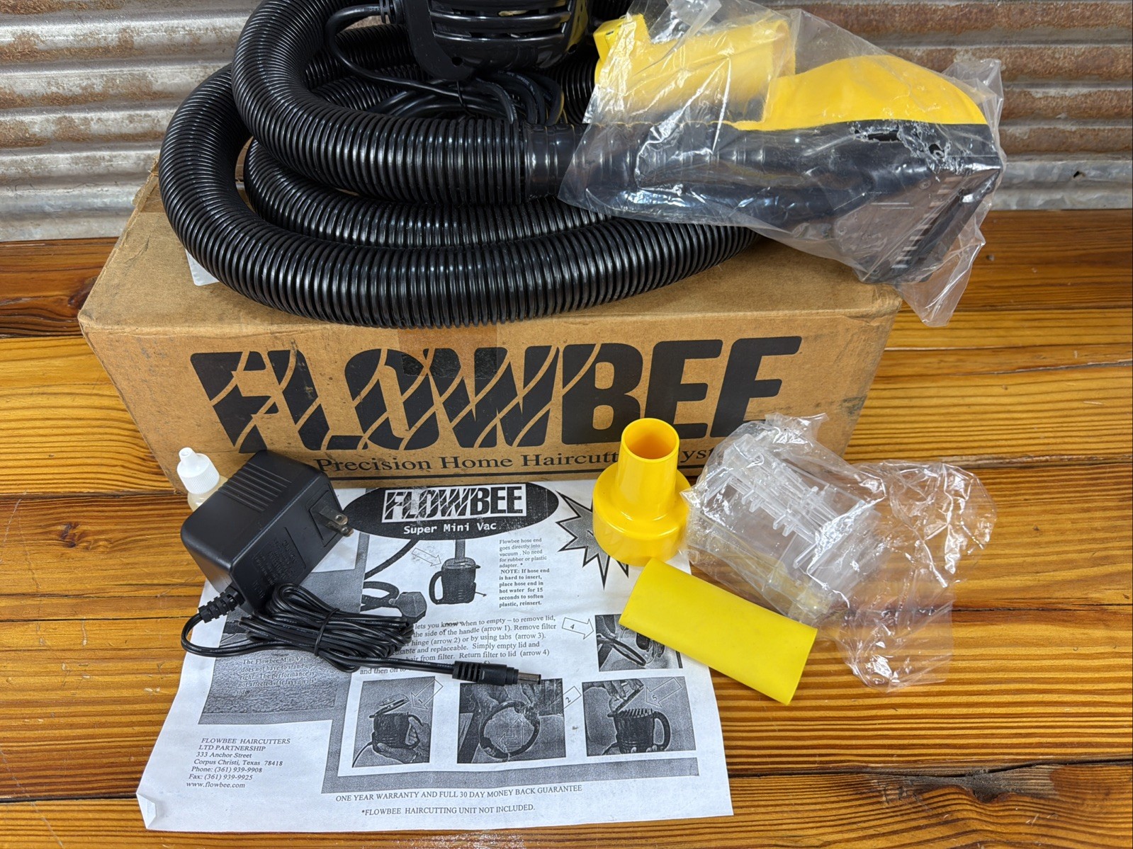 Flowbee Home Haircutting System Clipper Head/Hose, Vacuum & Accessories Included