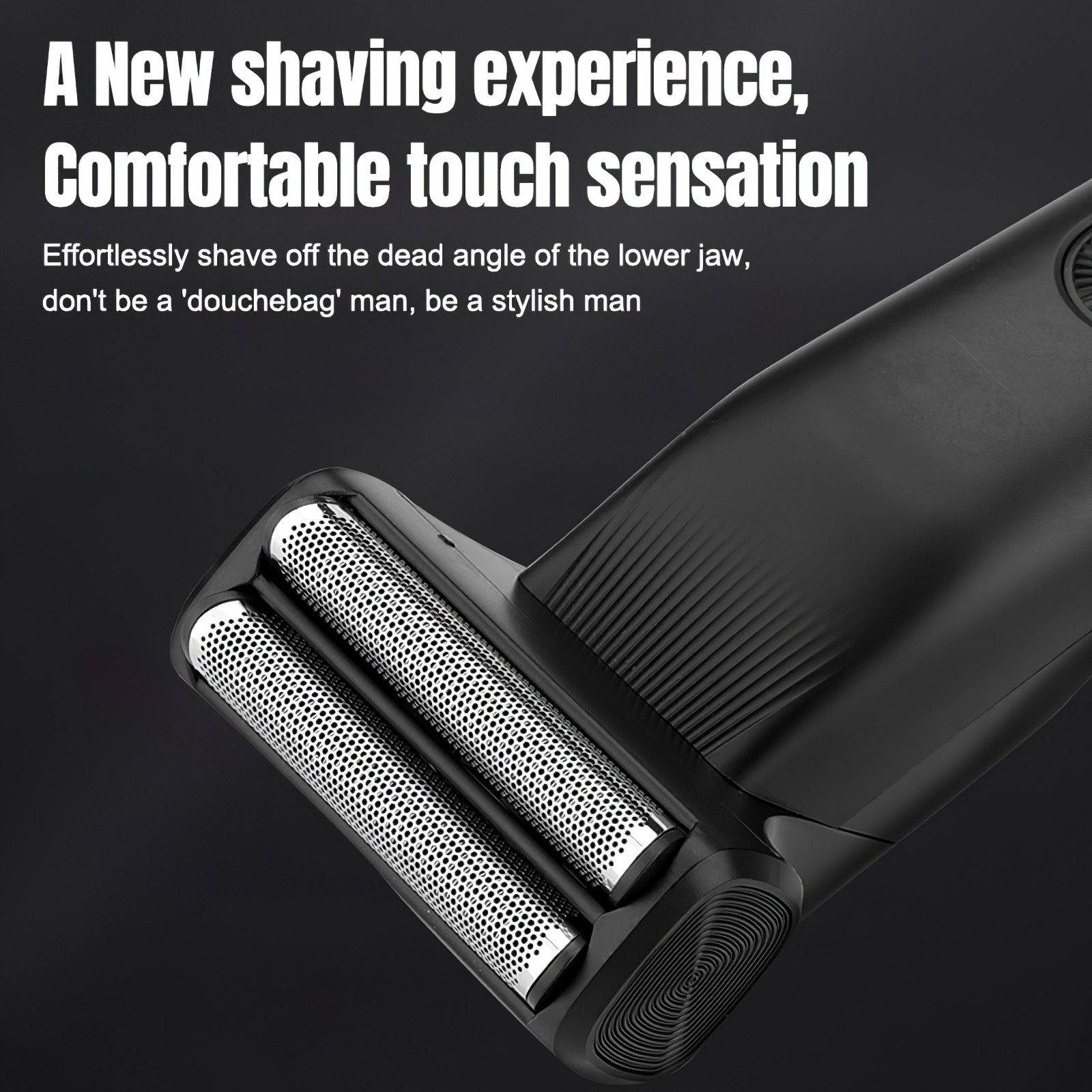 3‑In‑1 Mens Grooming Kit Beard Nose Ear Hair Trimmer Black