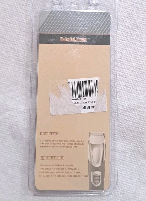 NEW 3 Pack T-Blade Detachable Universal 2.40mm Replacements-Fits WAHL