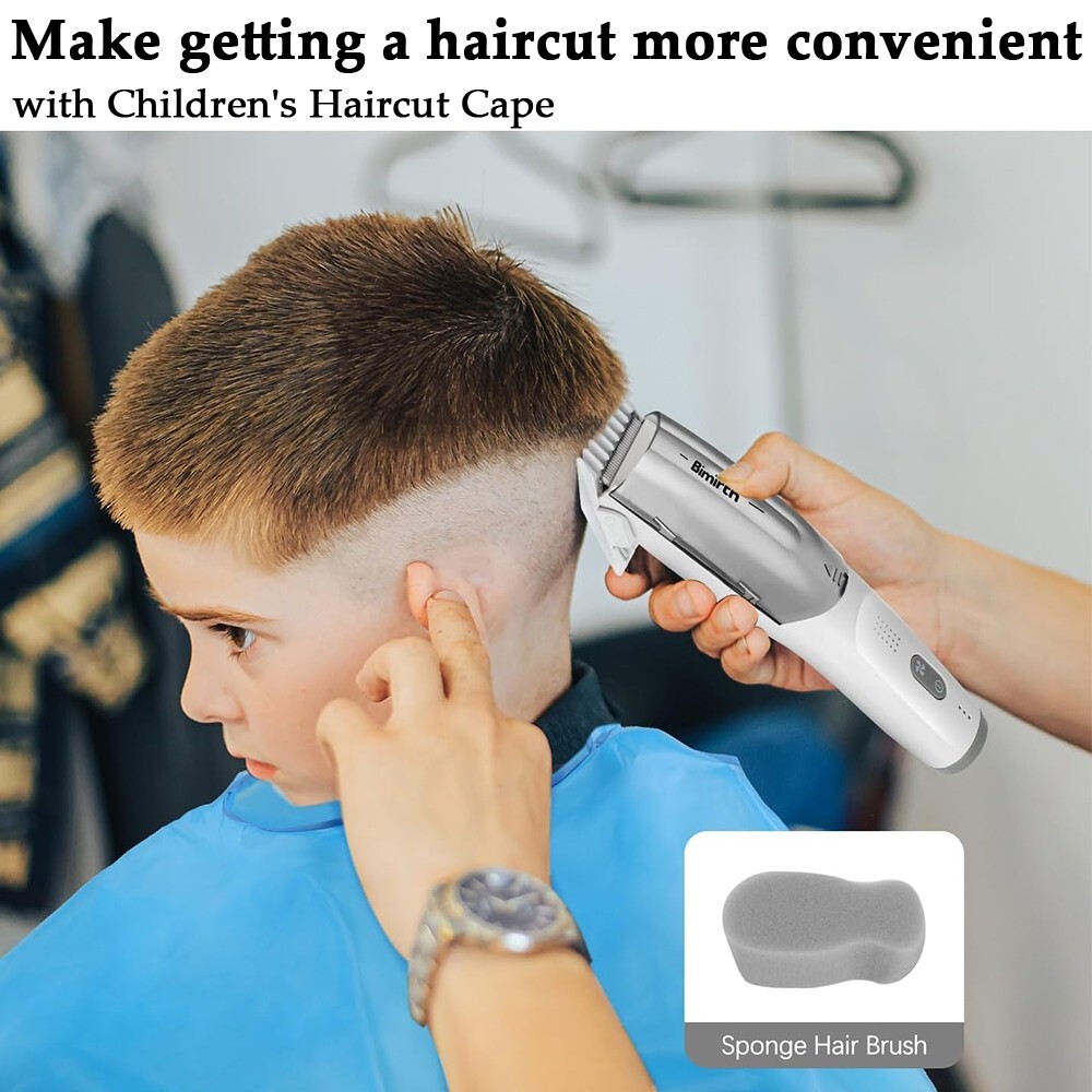 Silent Kids Hair Clippers – Self-Priming, Calm & Safe for Stress-Free Haircuts