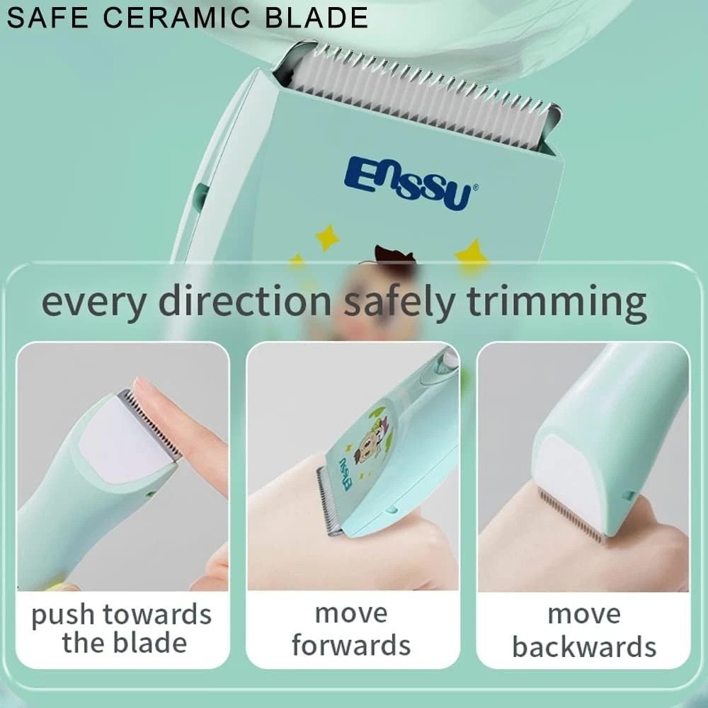 Baby Hair Clippers, Lower Noise Haircut Trimmers for Children with Autism and…