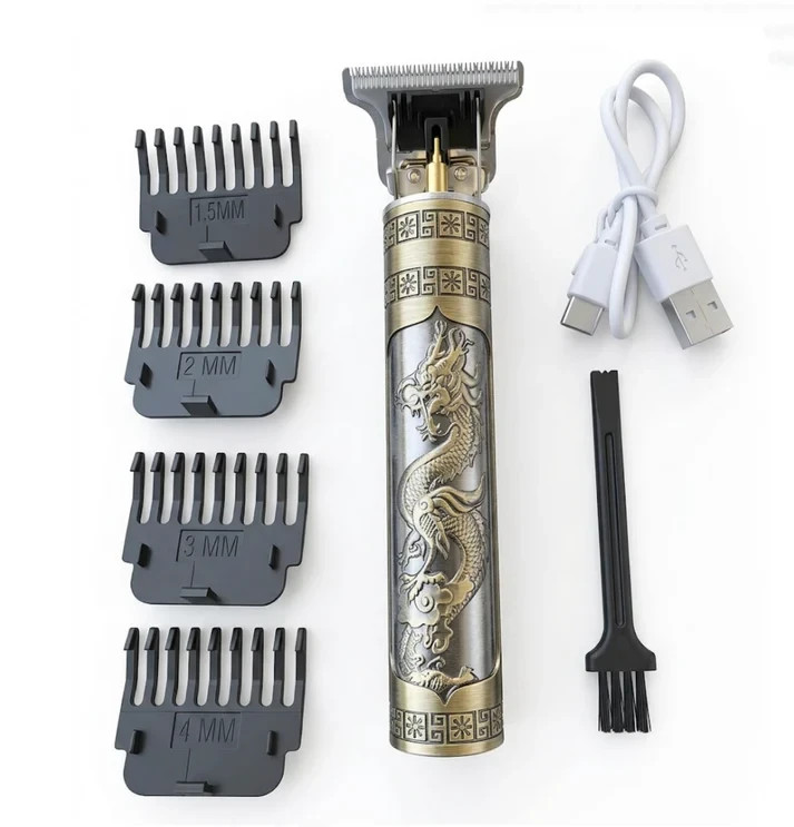 Vintage T9 Barbeador Dragon Beard Hair Trimmer Cutter Machine for Men