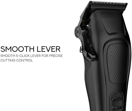 Supreme Trimmer Darkstar82 STC82 Metal Body Professional Hair Clipper | Black