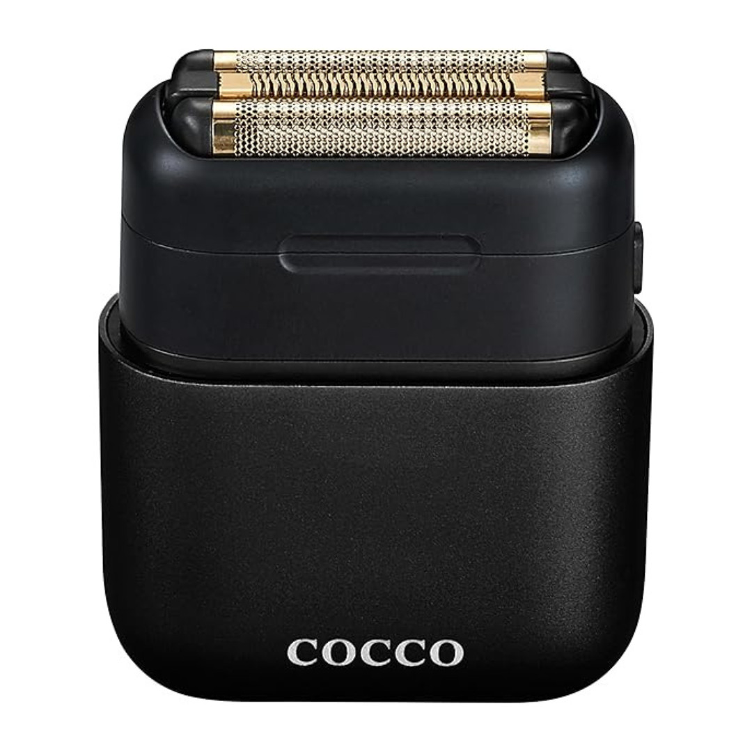 COCCO IMPACTO Shaver, Hygienic Gold Foil Triple Blade, BLACK