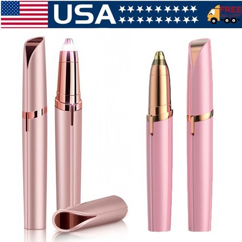 Electric Eyebrow Trimmer Shaver Painless Facial Hair Remover Eyebrow Women
