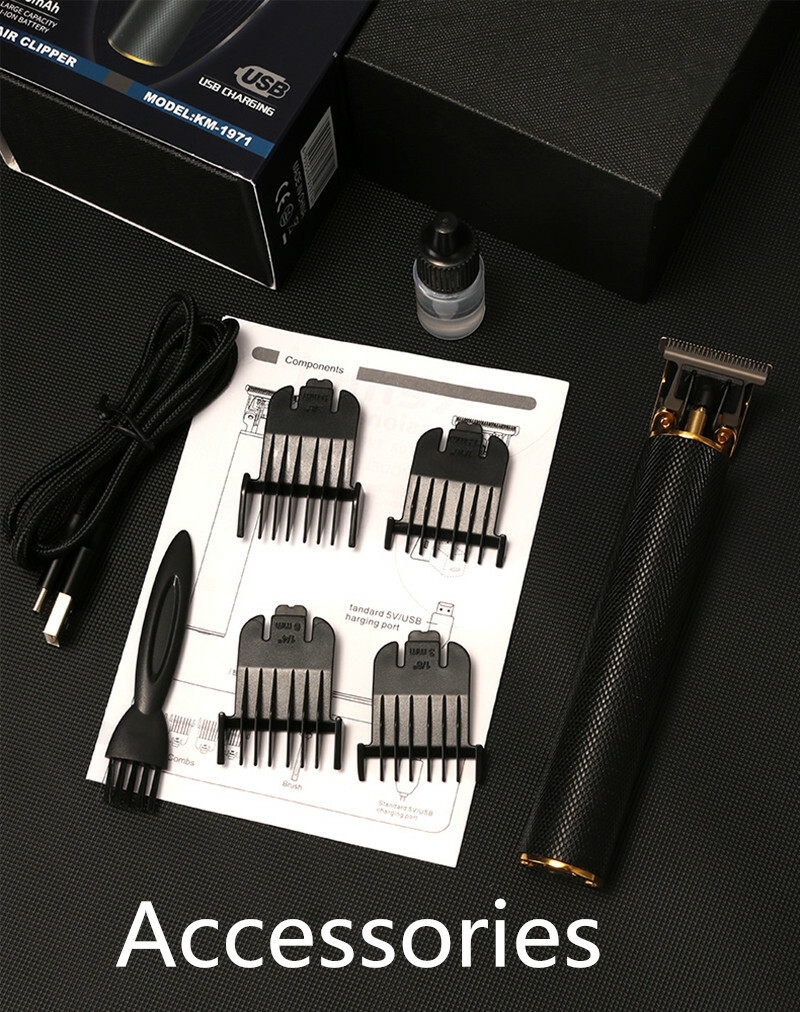 Kemei Professional Electric Hair Clipper Cordless Trimmer Hair Cutting Shaver