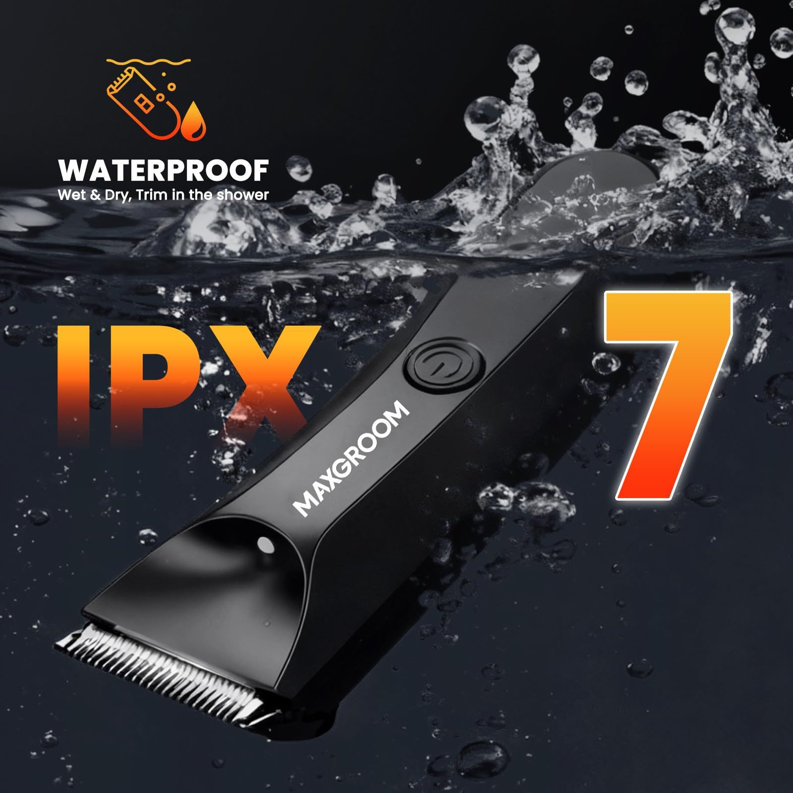 MAXGROOM Manscape Body Hair Trimmer for Men, IPX7 Waterproof Pubic & Groin Ha…
