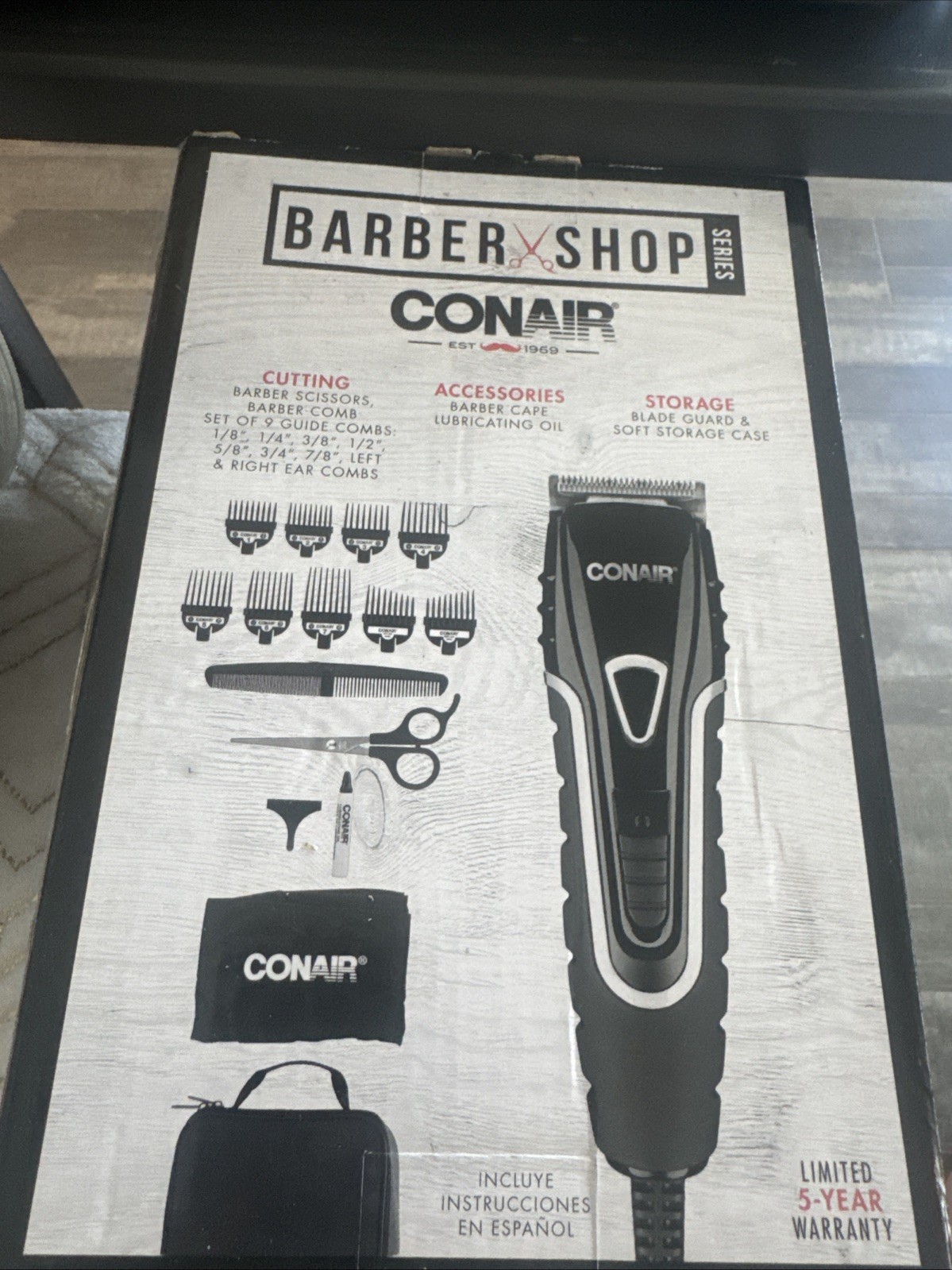Conair Barbershop Series No-Slip Grip 20-piece Home Haircut Kit BRAND NEW!!!!!!!