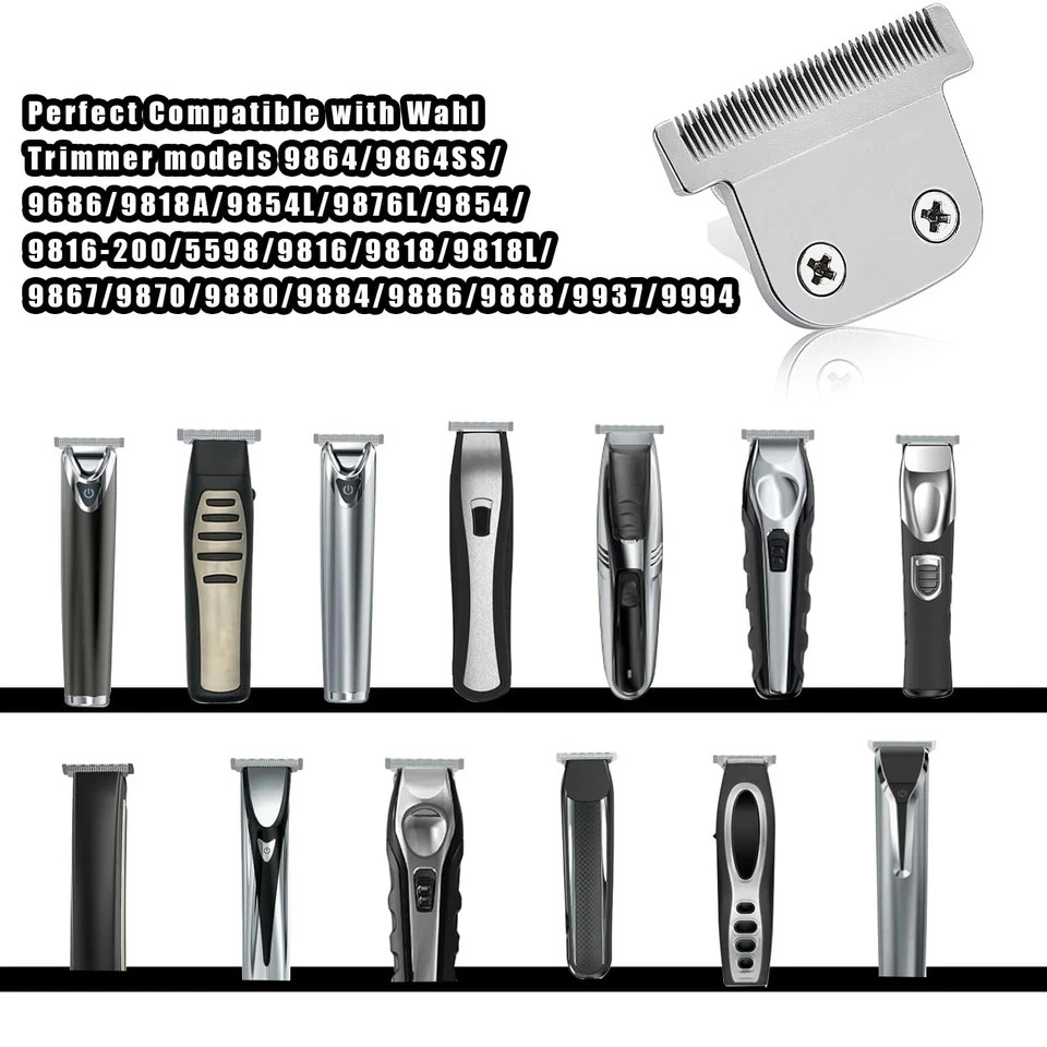 Wahl Trimmer Replacement Stainless Steel T Blade 02144 9818 9864 9854