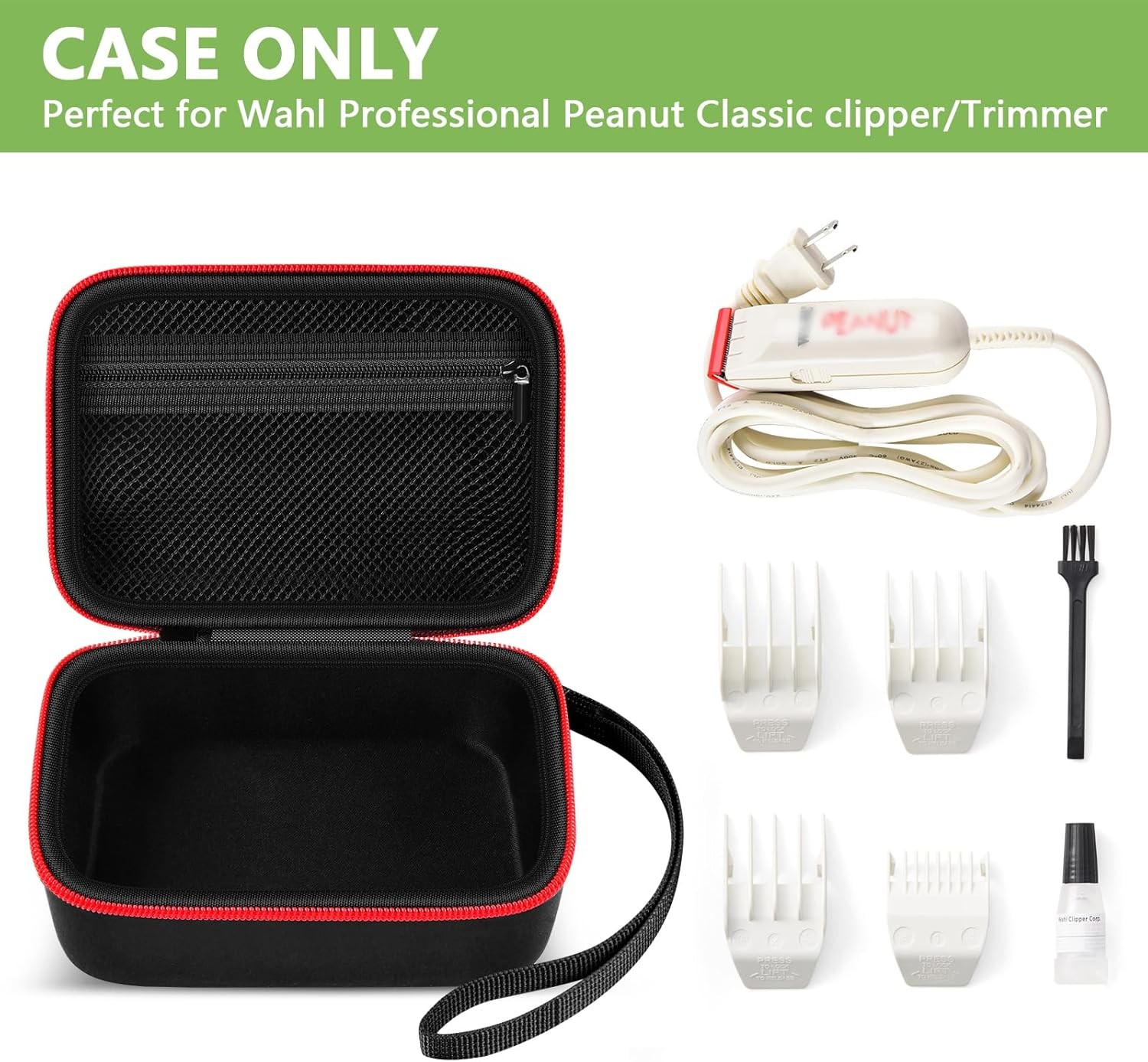 Wahl Classic Peanut Professional Clipper/Trimmer Case Reliable Clippers Hair