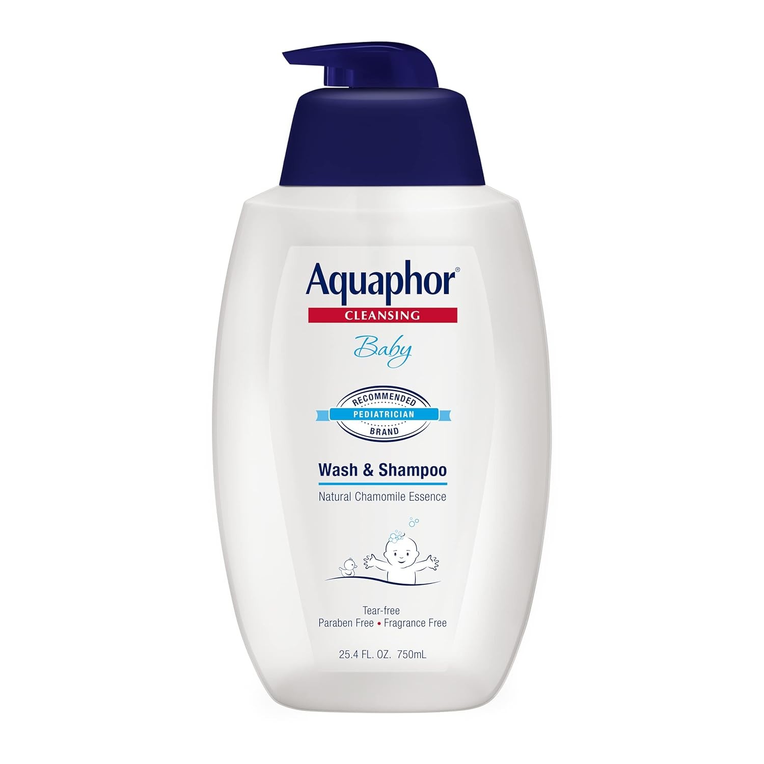 Aquaphor Baby Wash and Shampoo, Unscented Shampoo Wash, 25.4 Fl Oz…