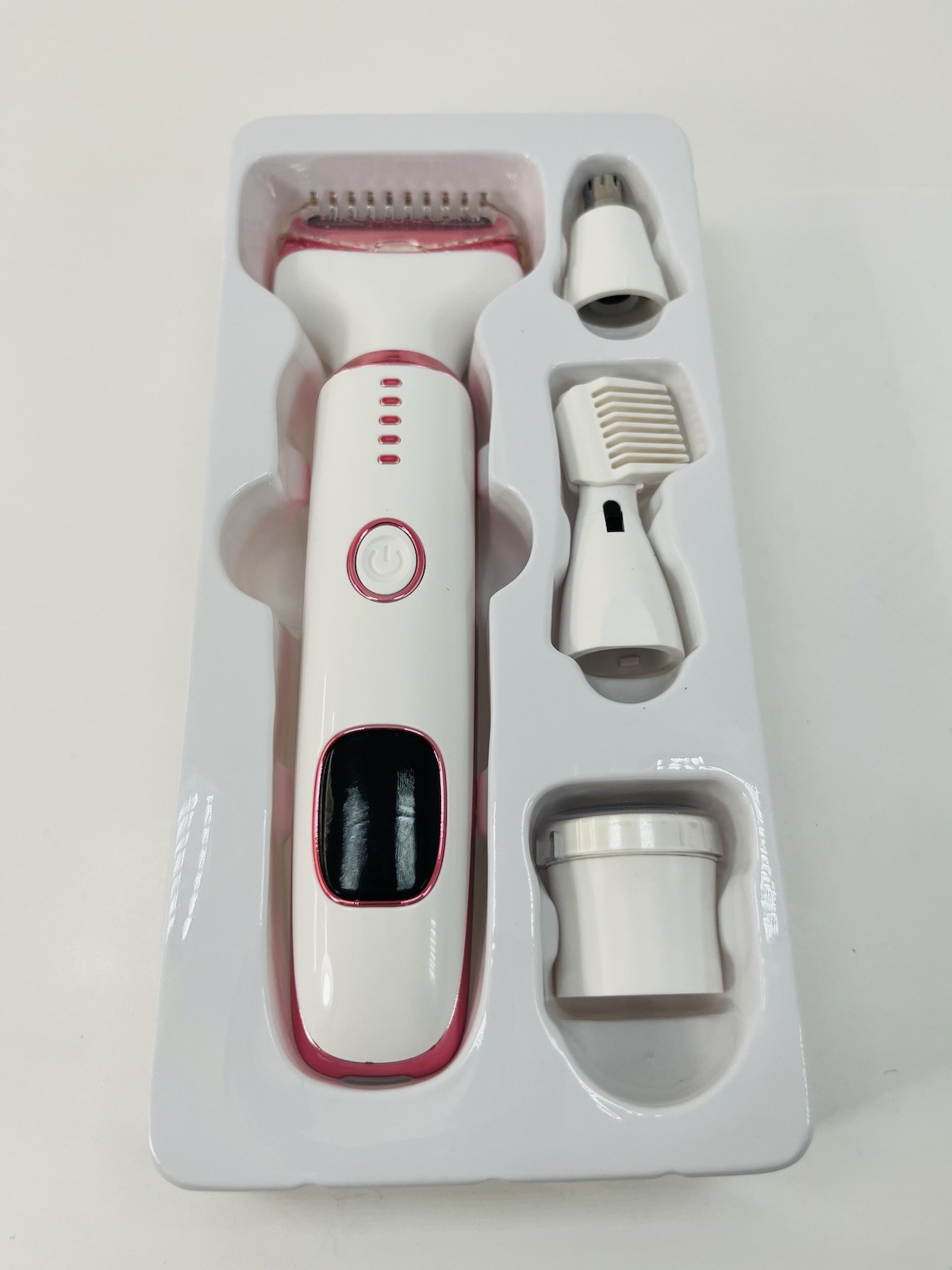 Rechargeable 4-in-1 Grooming Kit Hair Trimmer Bikini Beard Nose Eyebrow New Open